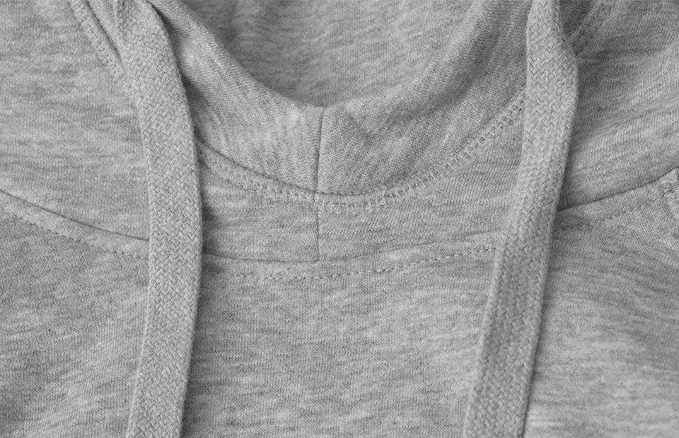 ID 0637 CORE hoodie | dame nærbillede til broderi