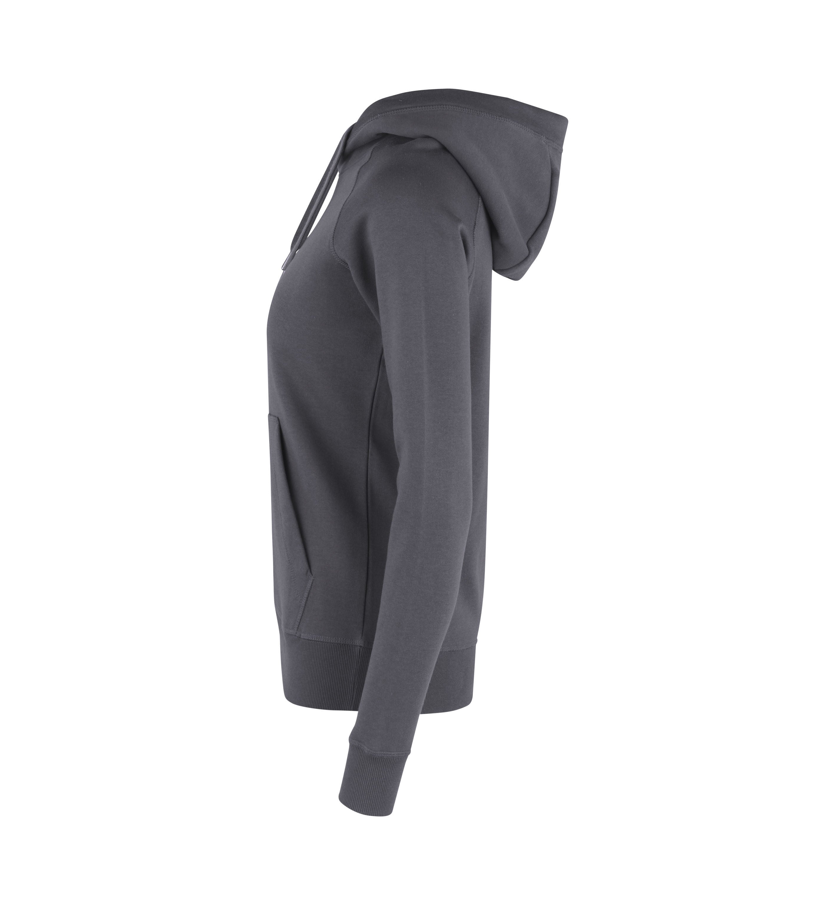 ID 0637 CORE hoodie | dame detalje med tryk