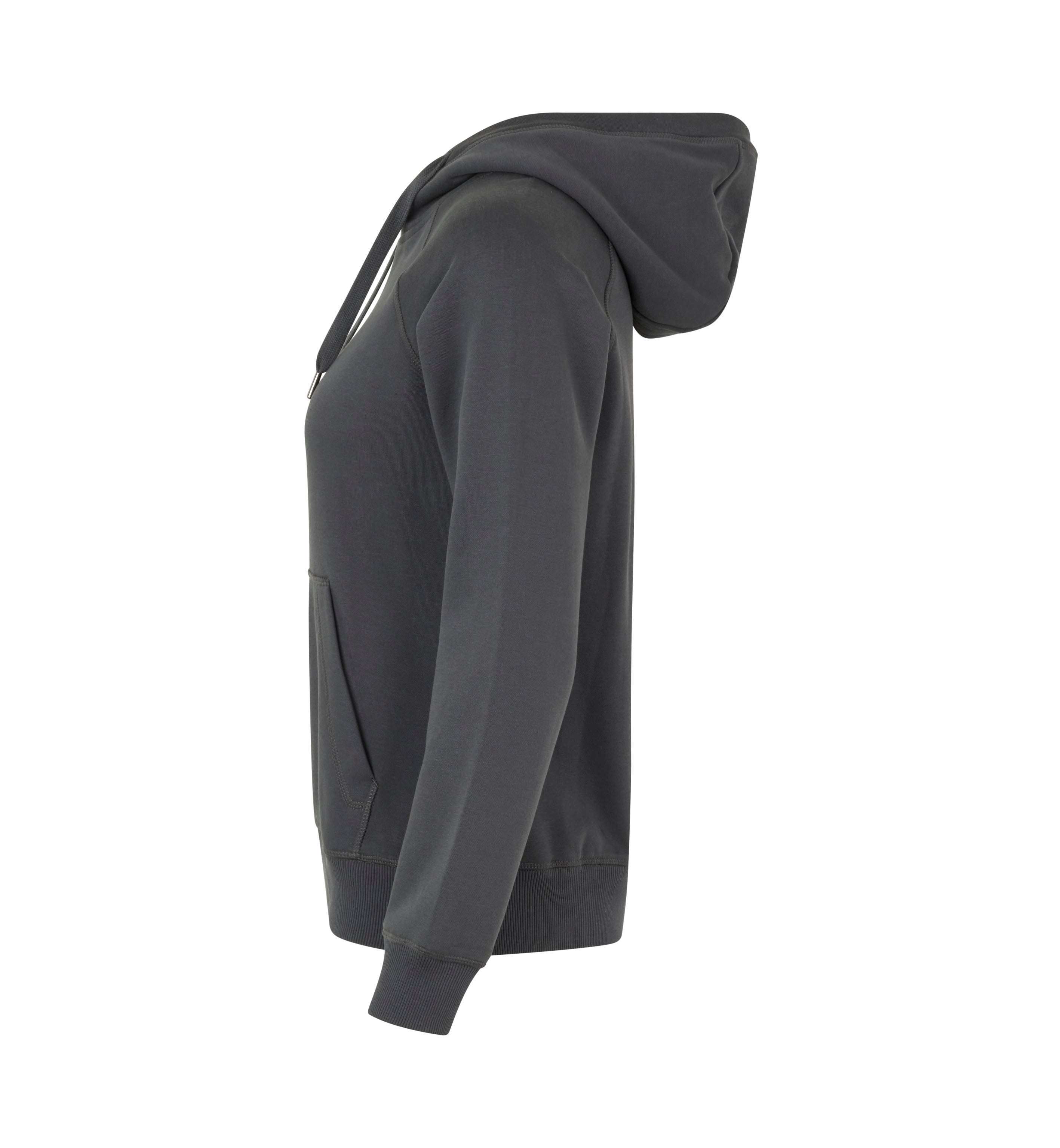 ID 0637 CORE hoodie | dame produktfoto med tryk
