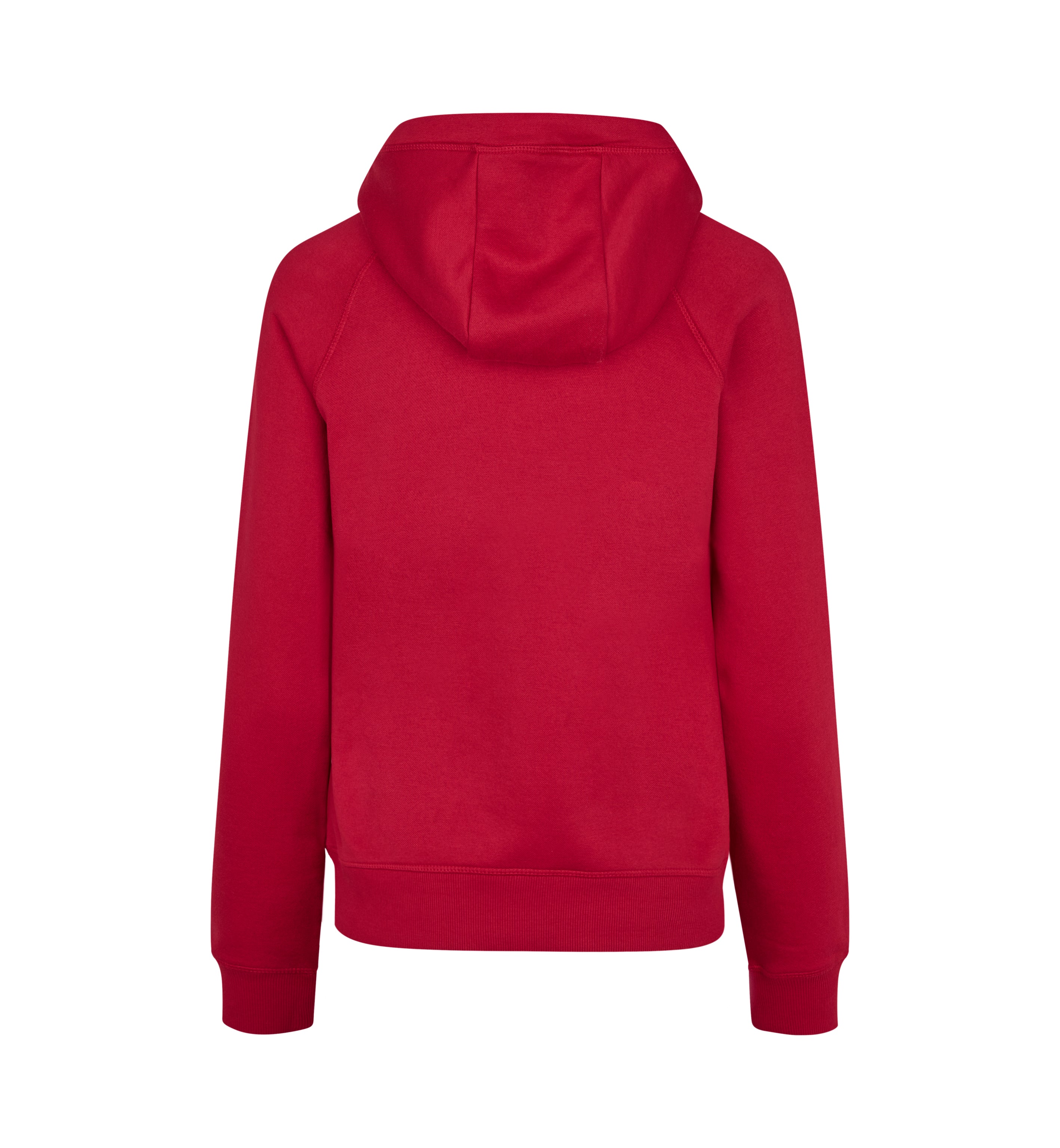 ID 0637 CORE hoodie | dame nærbillede med logo
