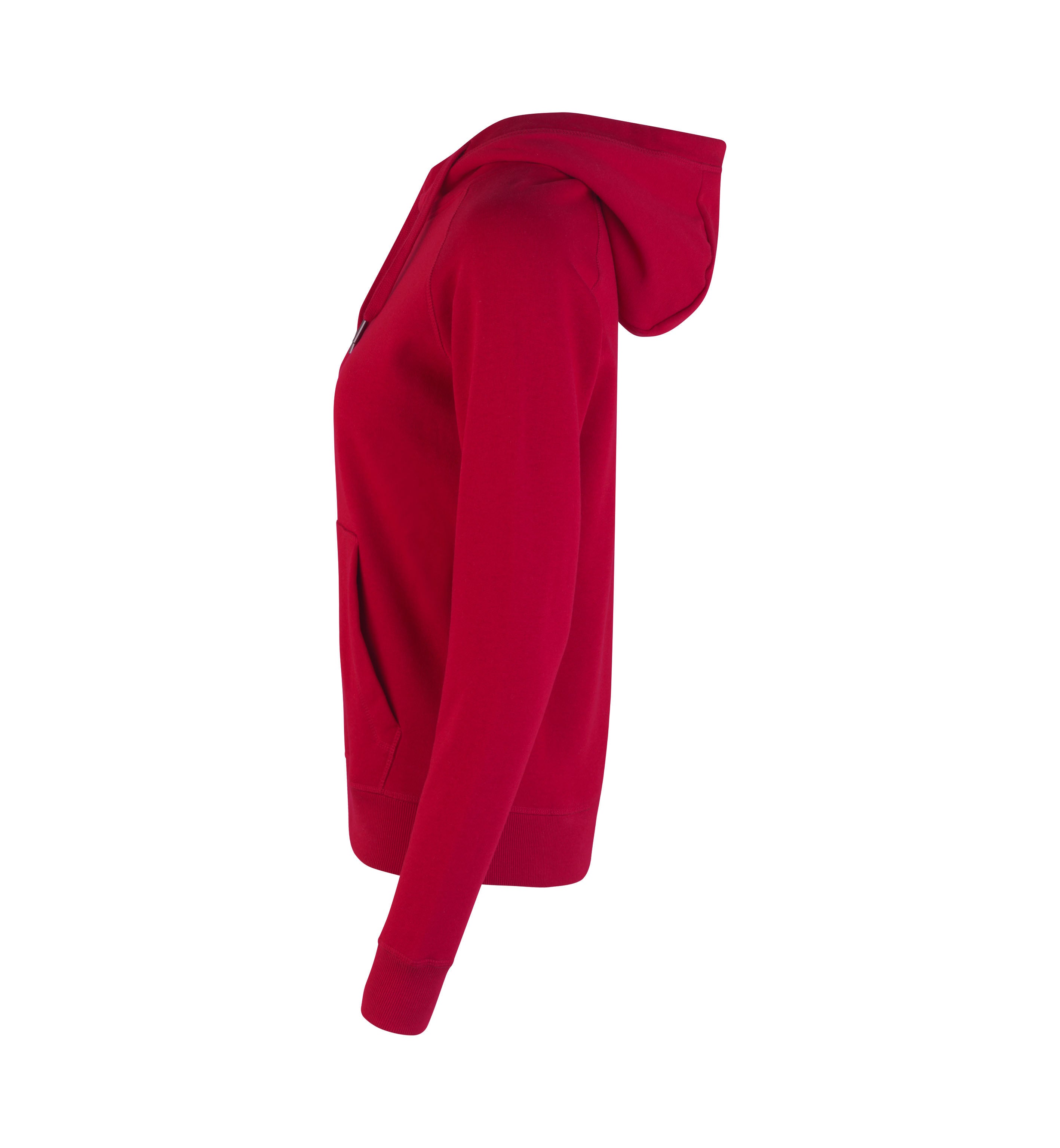 ID 0637 CORE hoodie | dame produktbillede med tryk