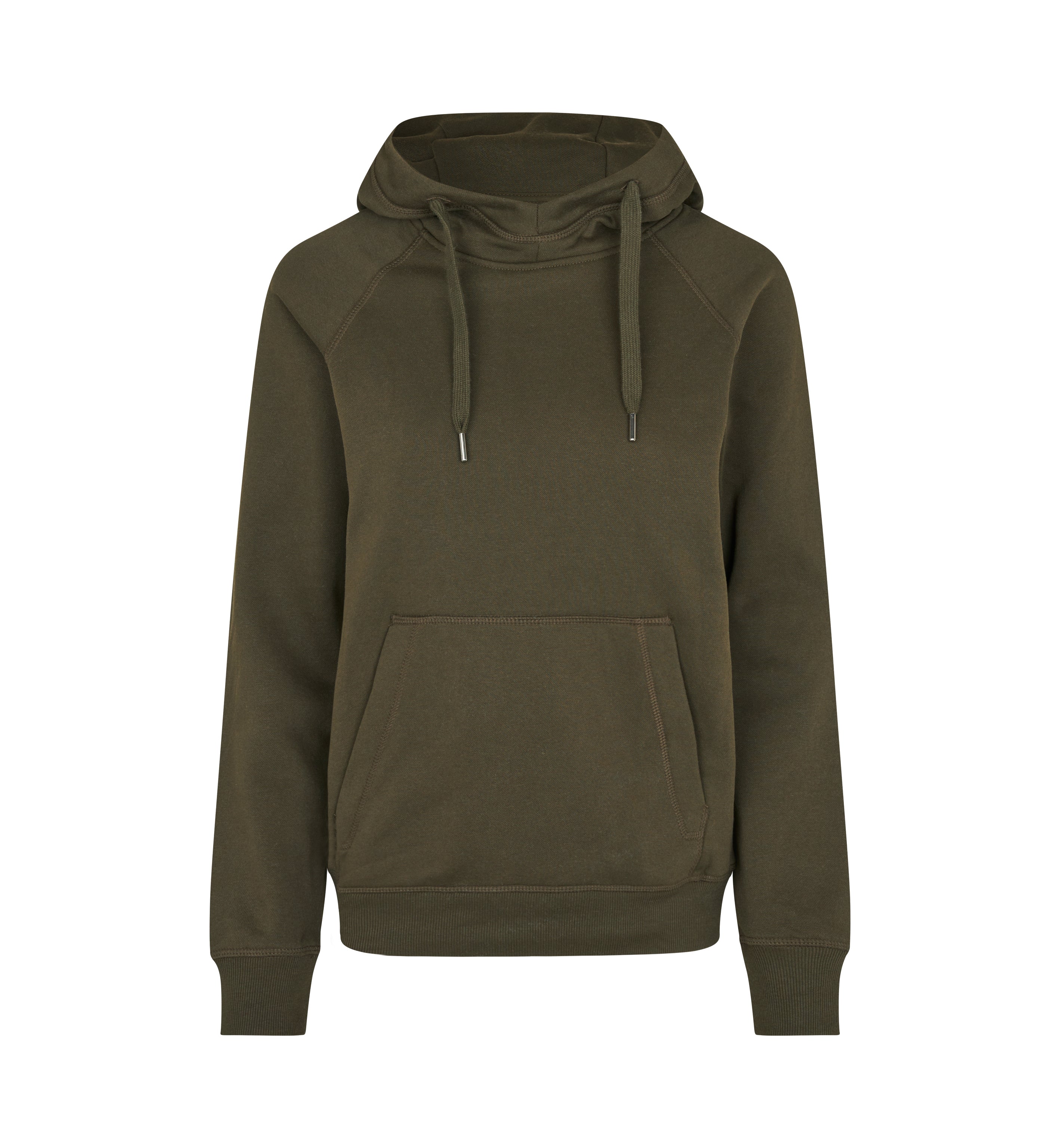 ID 0637 CORE hoodie | dame produktfoto med firmalogo