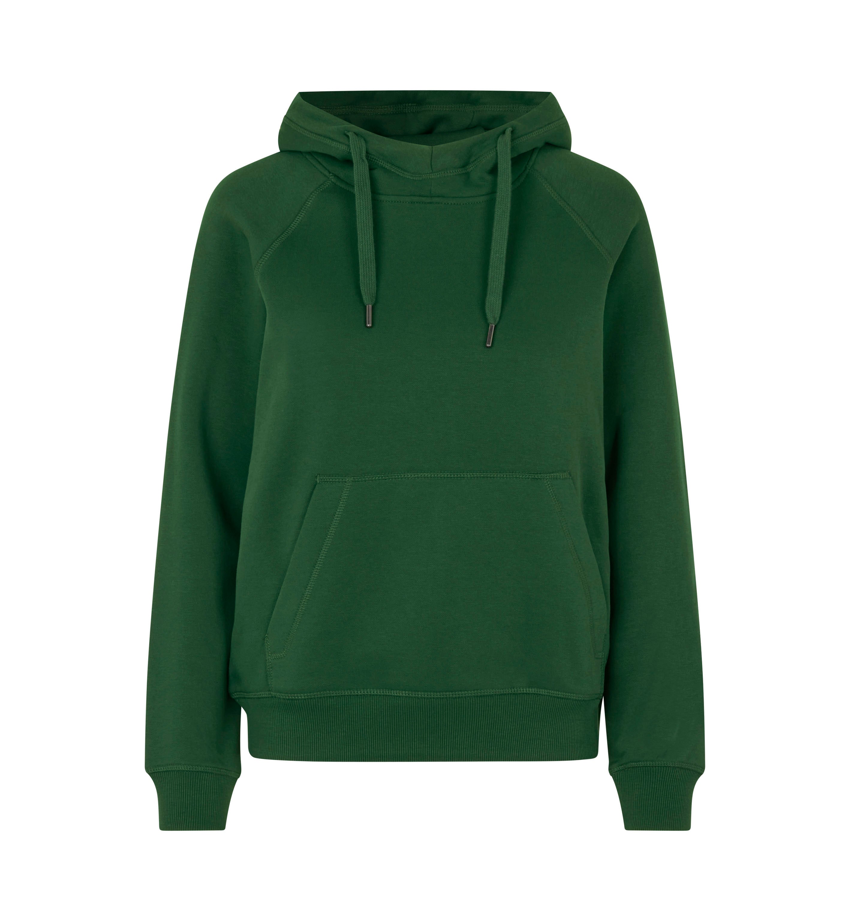 ID 0637 CORE hoodie | dame produktbillede med firmalogo