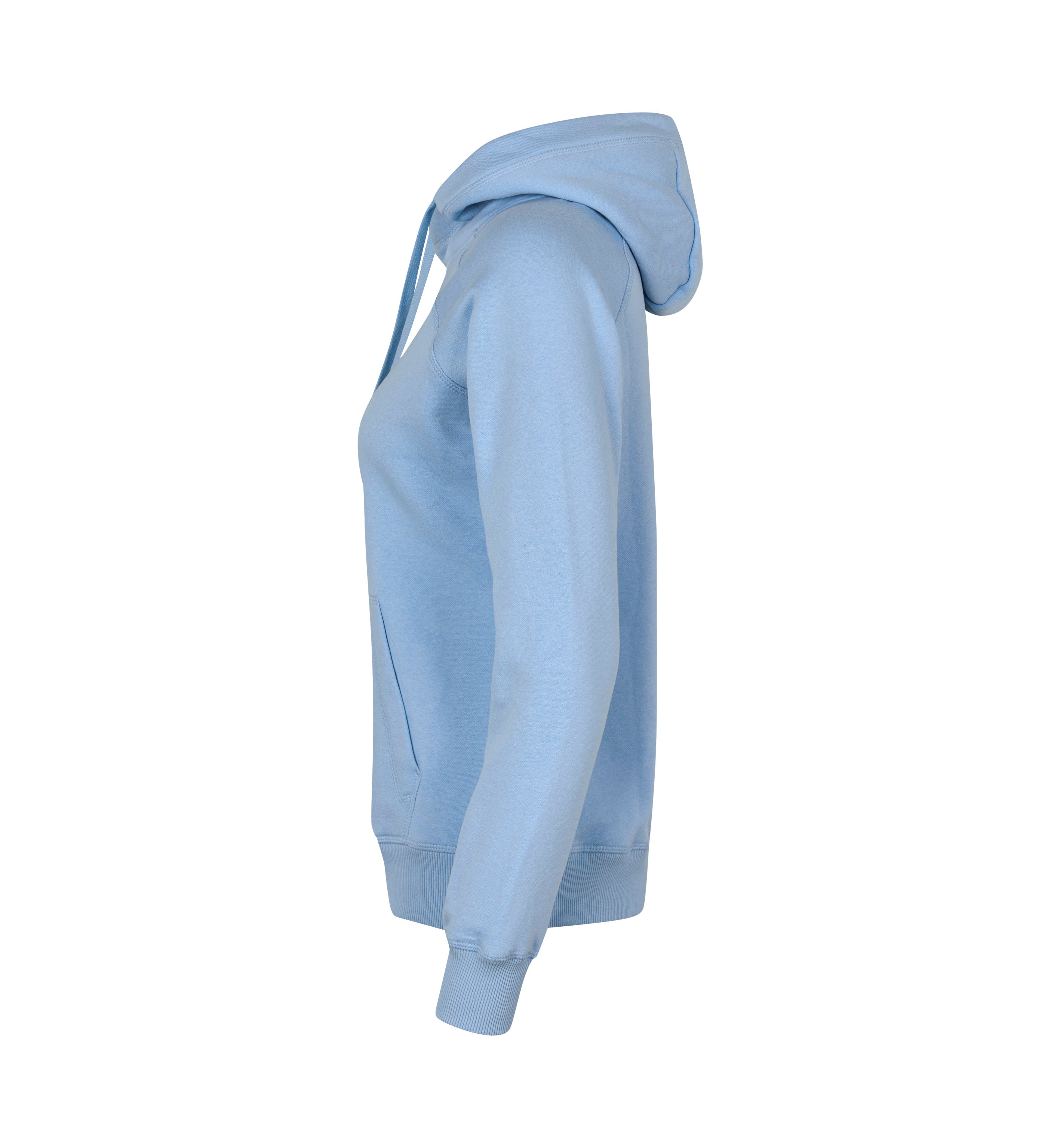 ID 0637 CORE hoodie | dame produktfoto med tryk