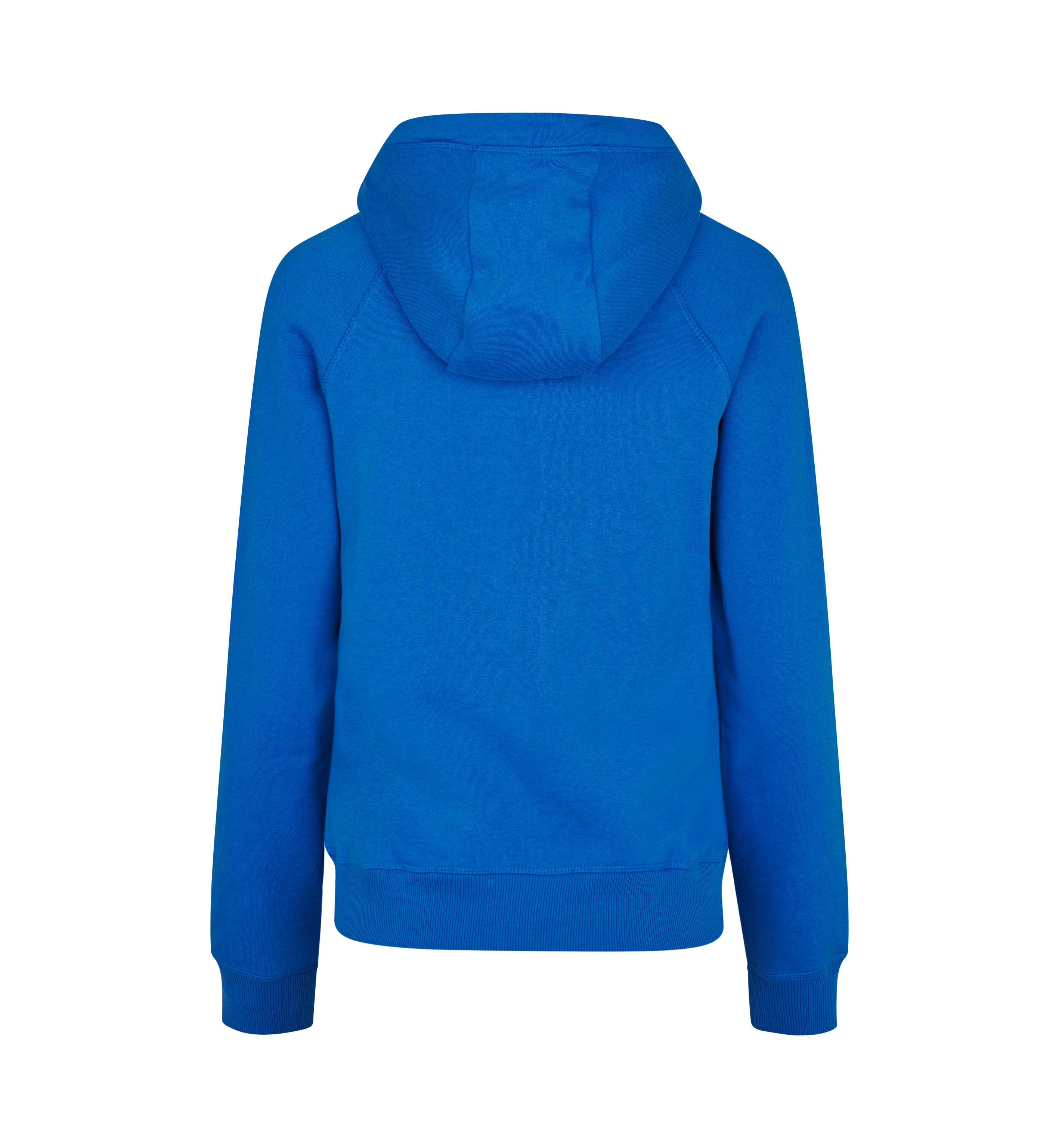 ID 0637 CORE hoodie | dame nærbillede med logo