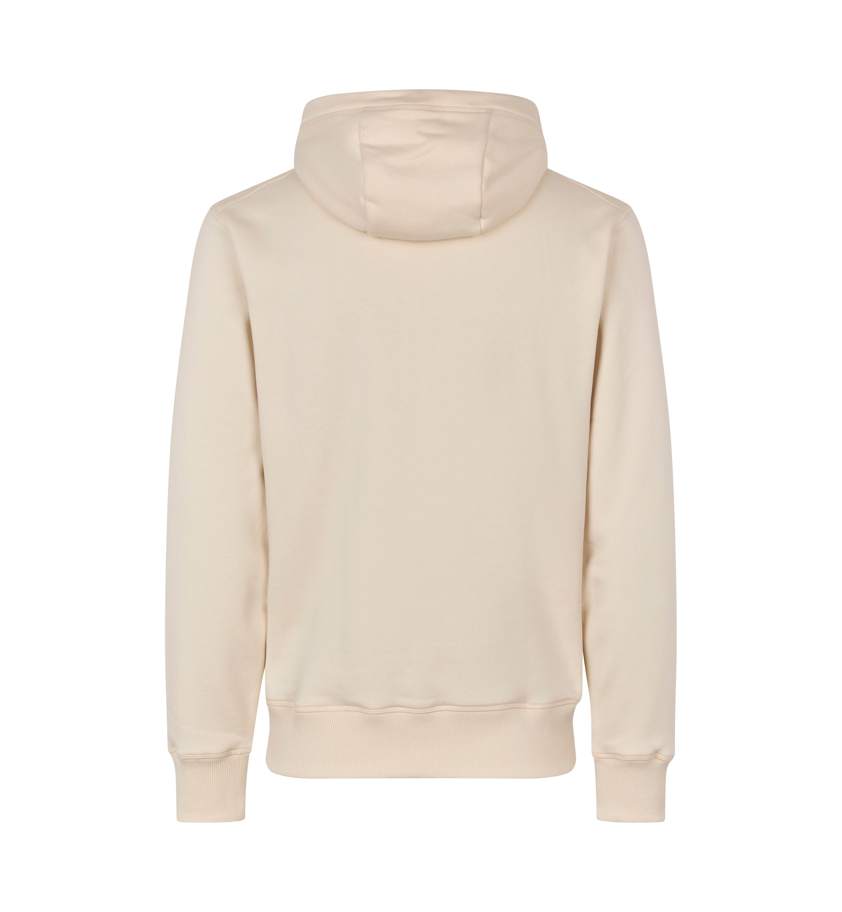 ID 0638 CORE hoodie | zip nærbillede med logo