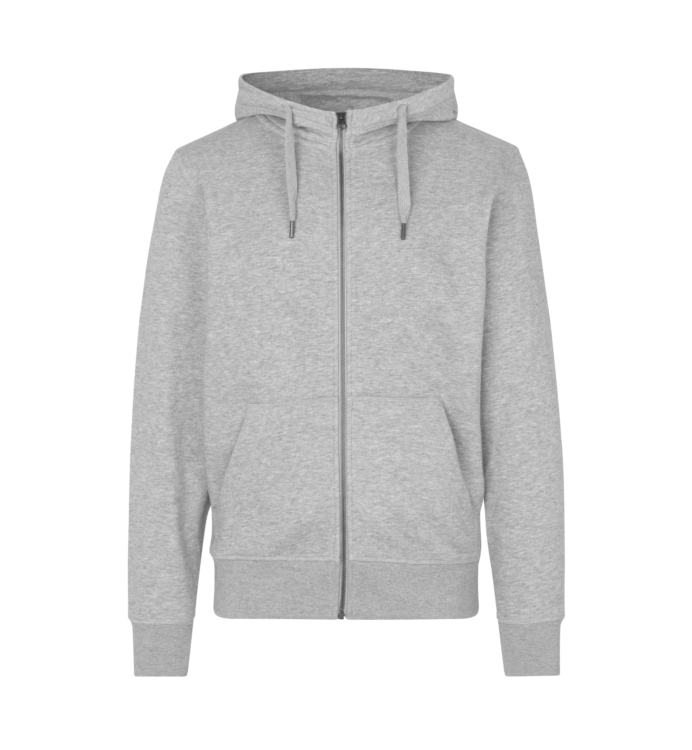 ID 0638 CORE hoodie | zip produktfoto med firmalogo
