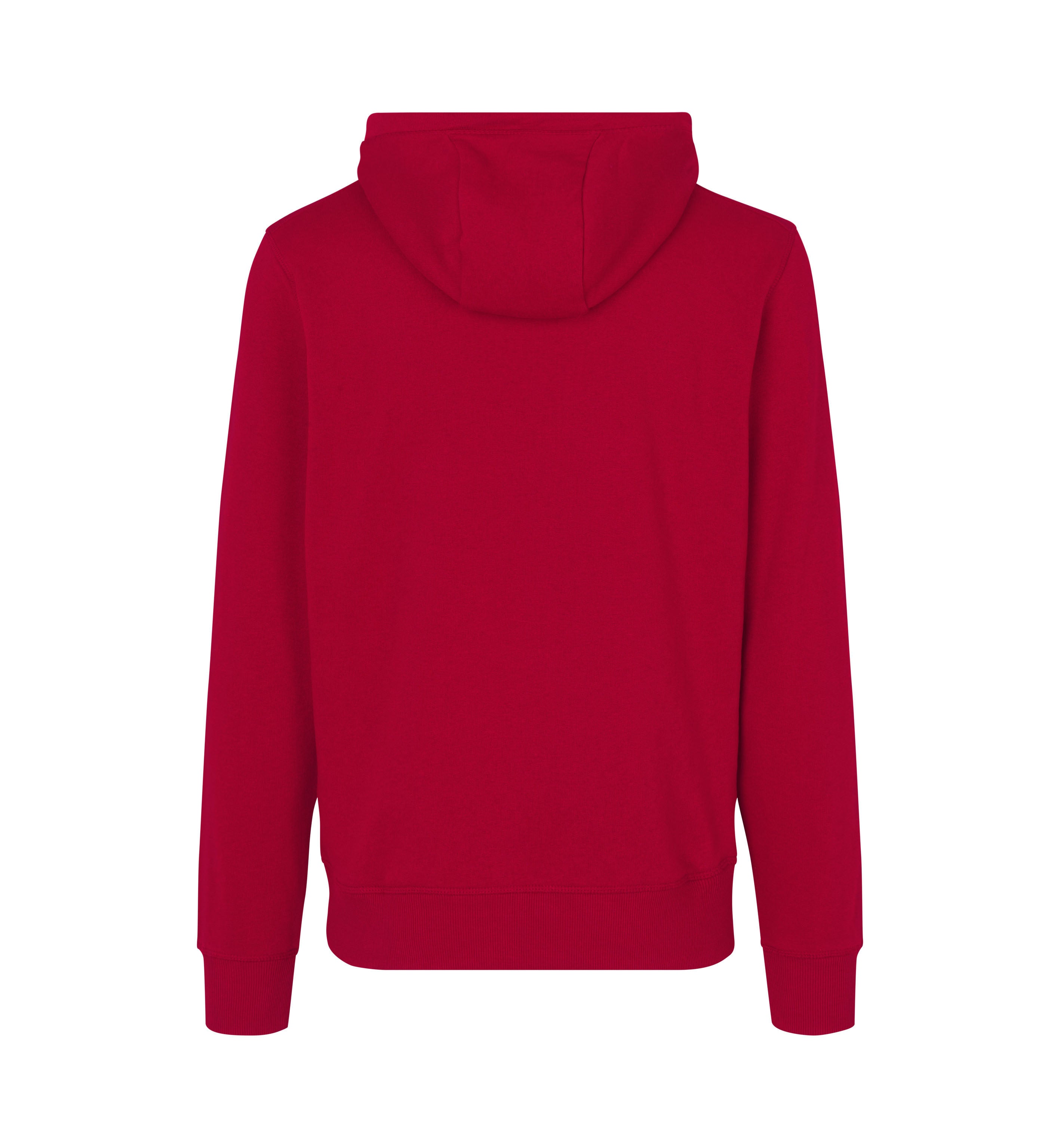 ID 0638 CORE hoodie | zip nærbillede med logo