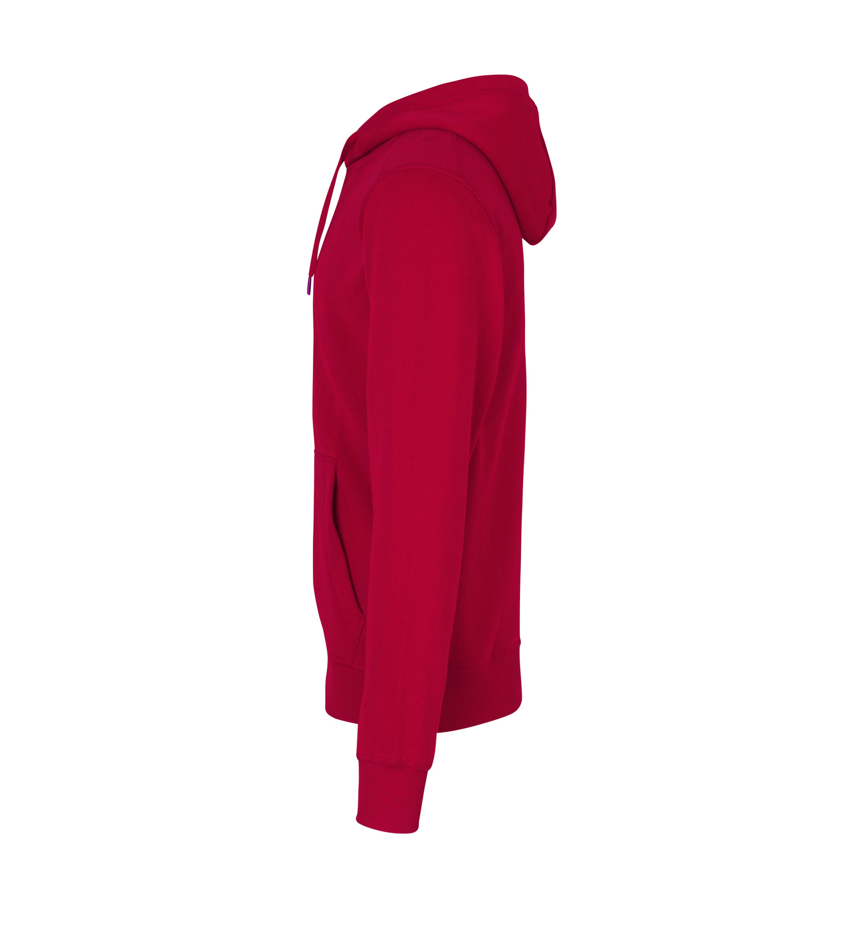 ID 0638 CORE hoodie | zip produktbillede med tryk