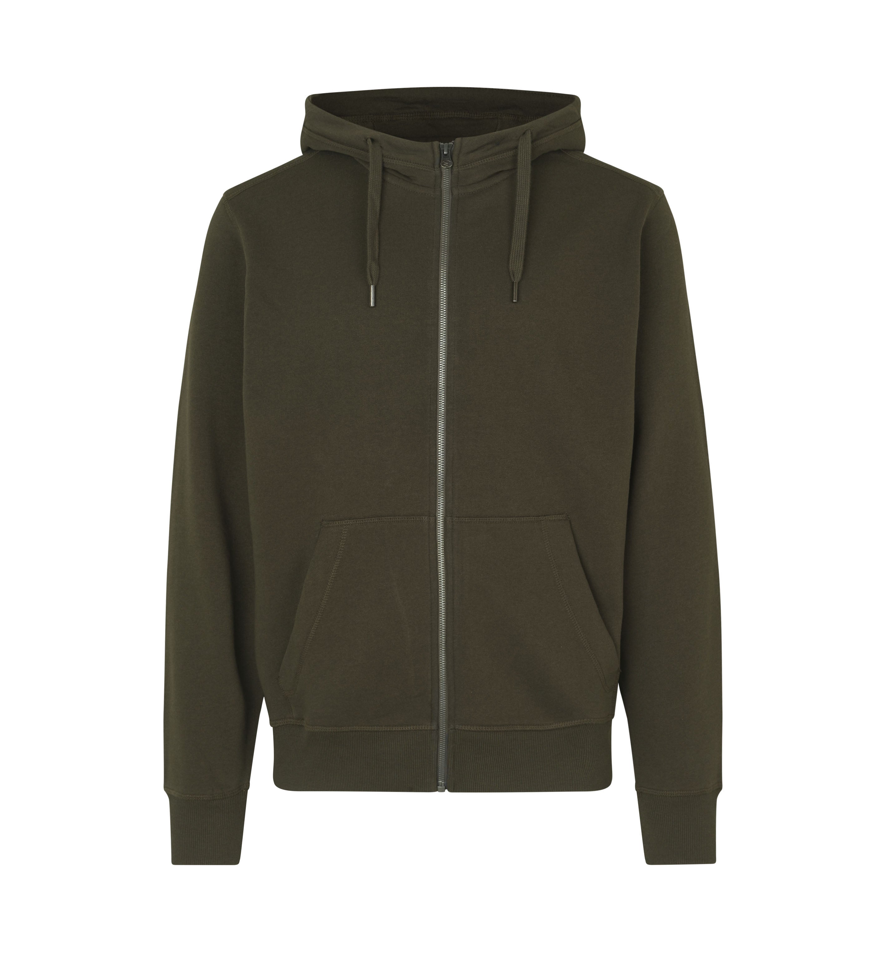 ID 0638 CORE hoodie | zip produktfoto med firmalogo