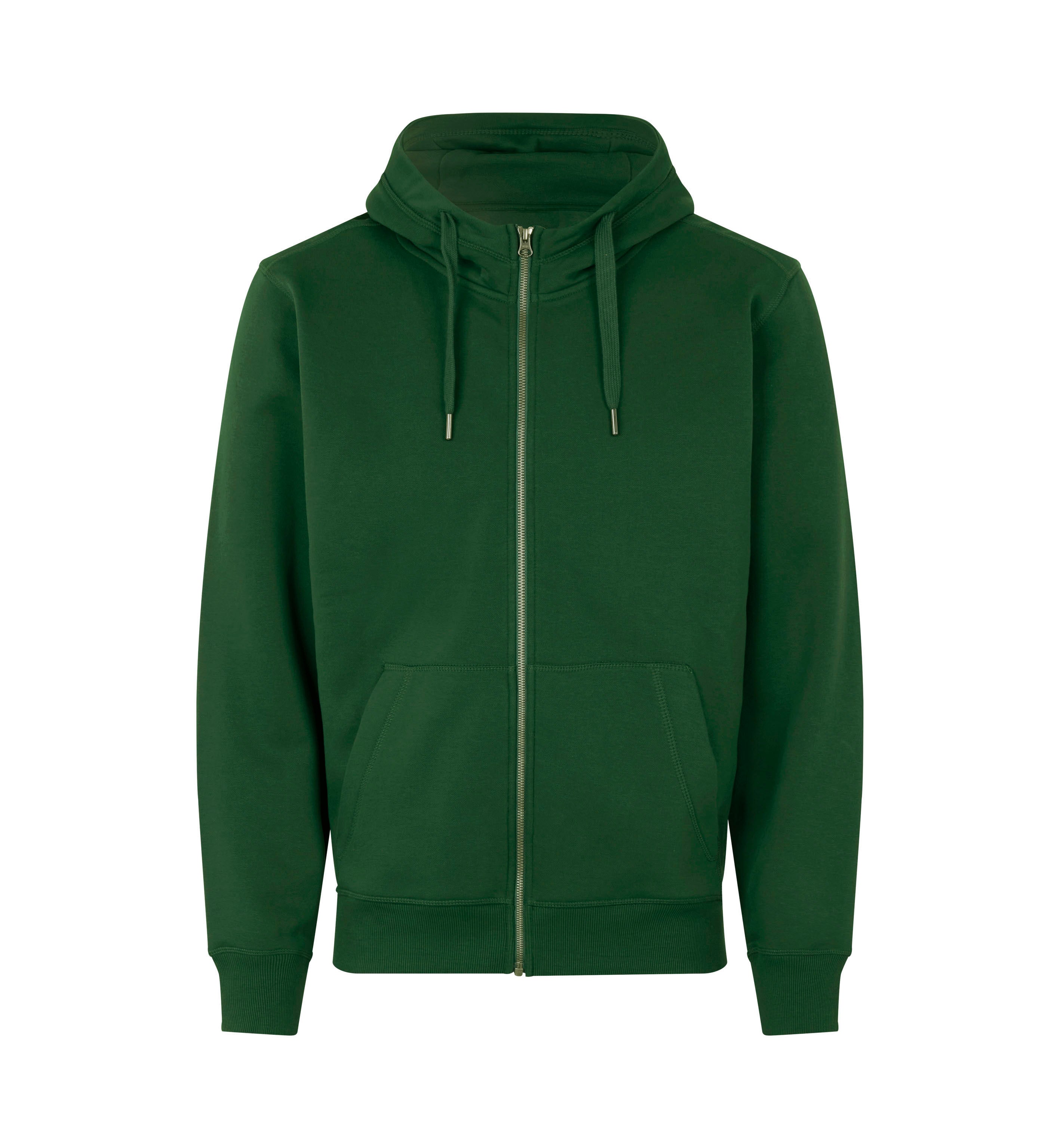 ID 0638 CORE hoodie | zip produktbillede med firmalogo