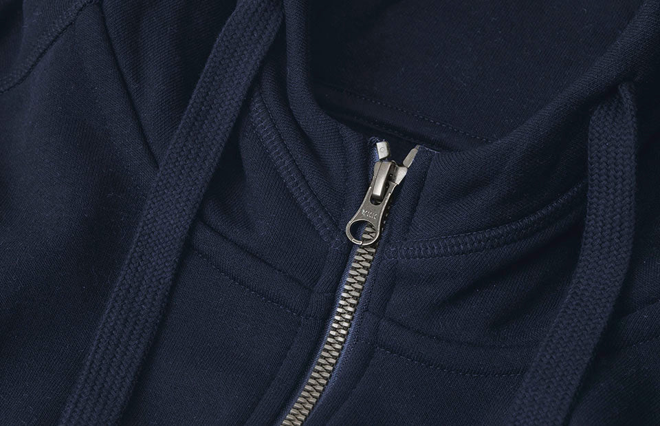 ID 0638 CORE hoodie | zip detalje med logo