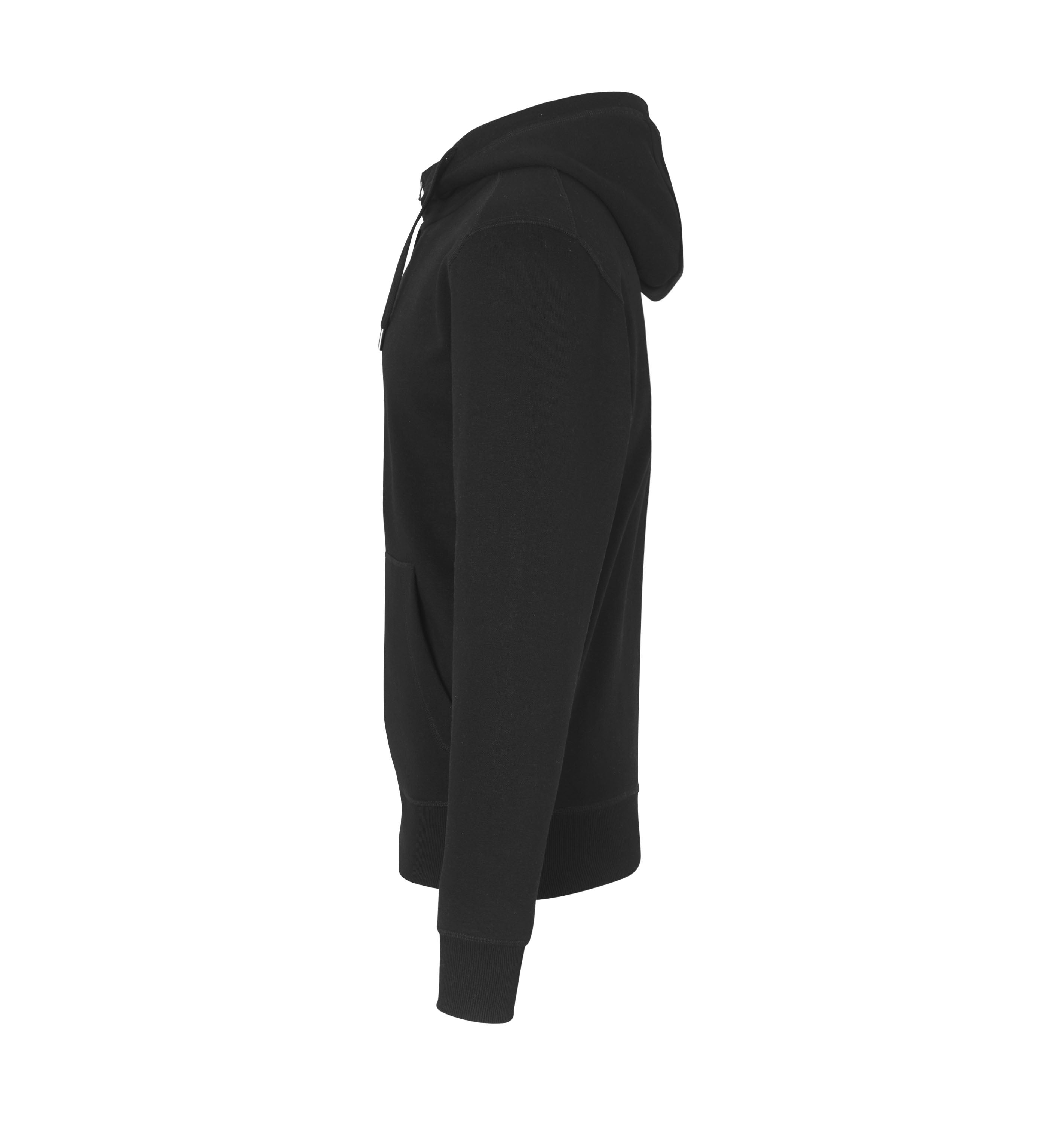 ID 0638 CORE hoodie | zip produktbillede med firmalogo