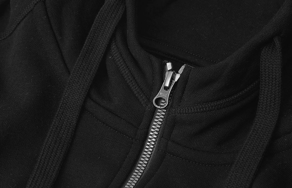 ID 0638 CORE hoodie | zip produktfoto med logo