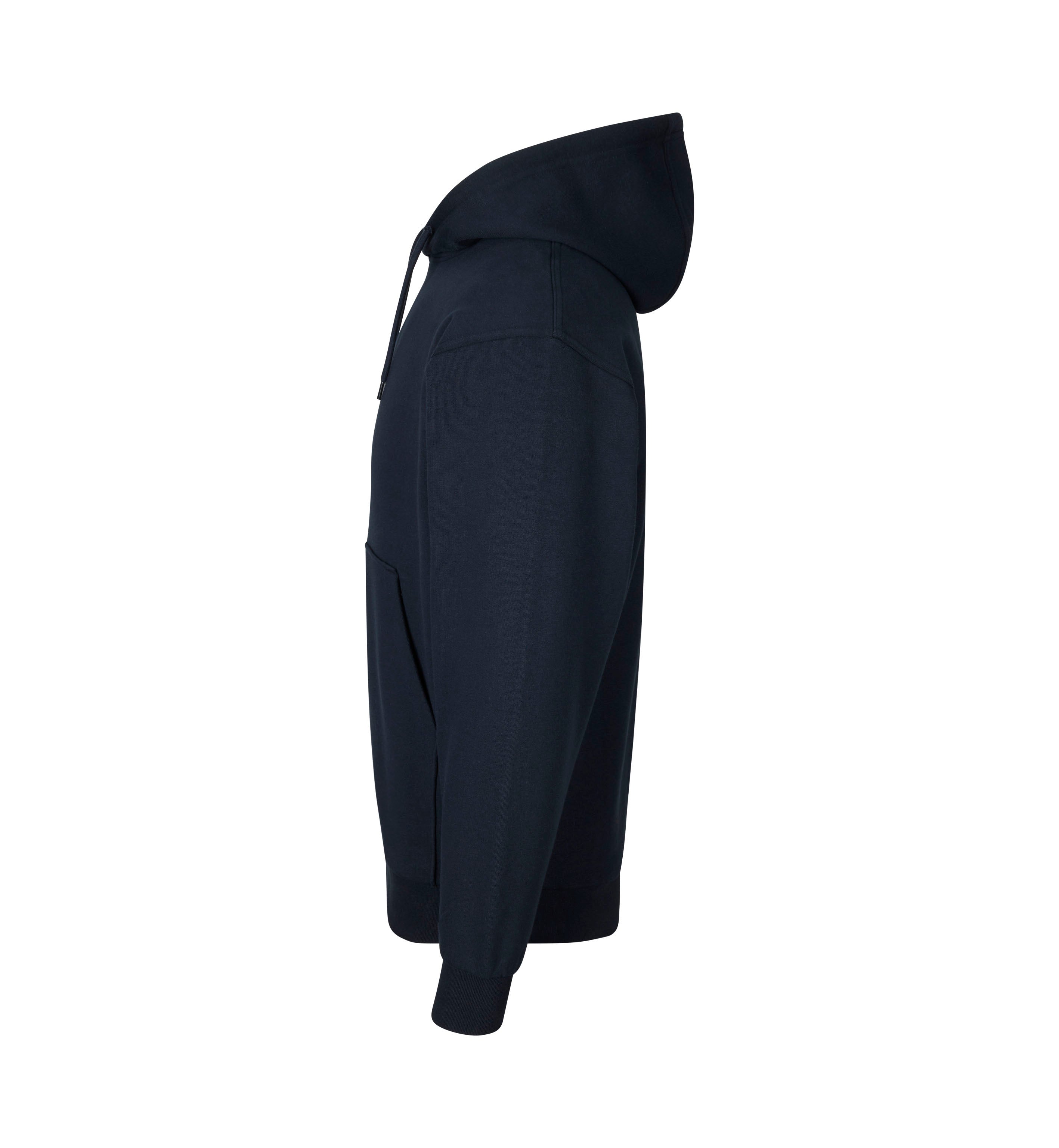 ID 0660 Soft hoodie | kængurulomme | unisex nærbillede med firmalogo