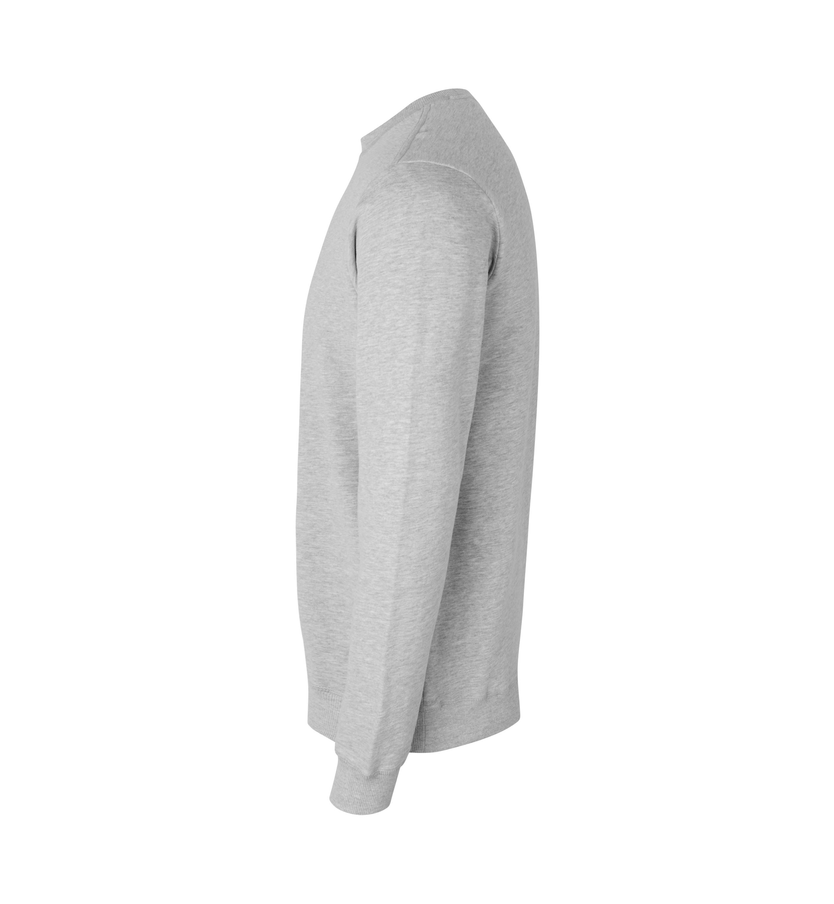 ID 0682 Sweatshirt | økologisk nærbillede med tryk