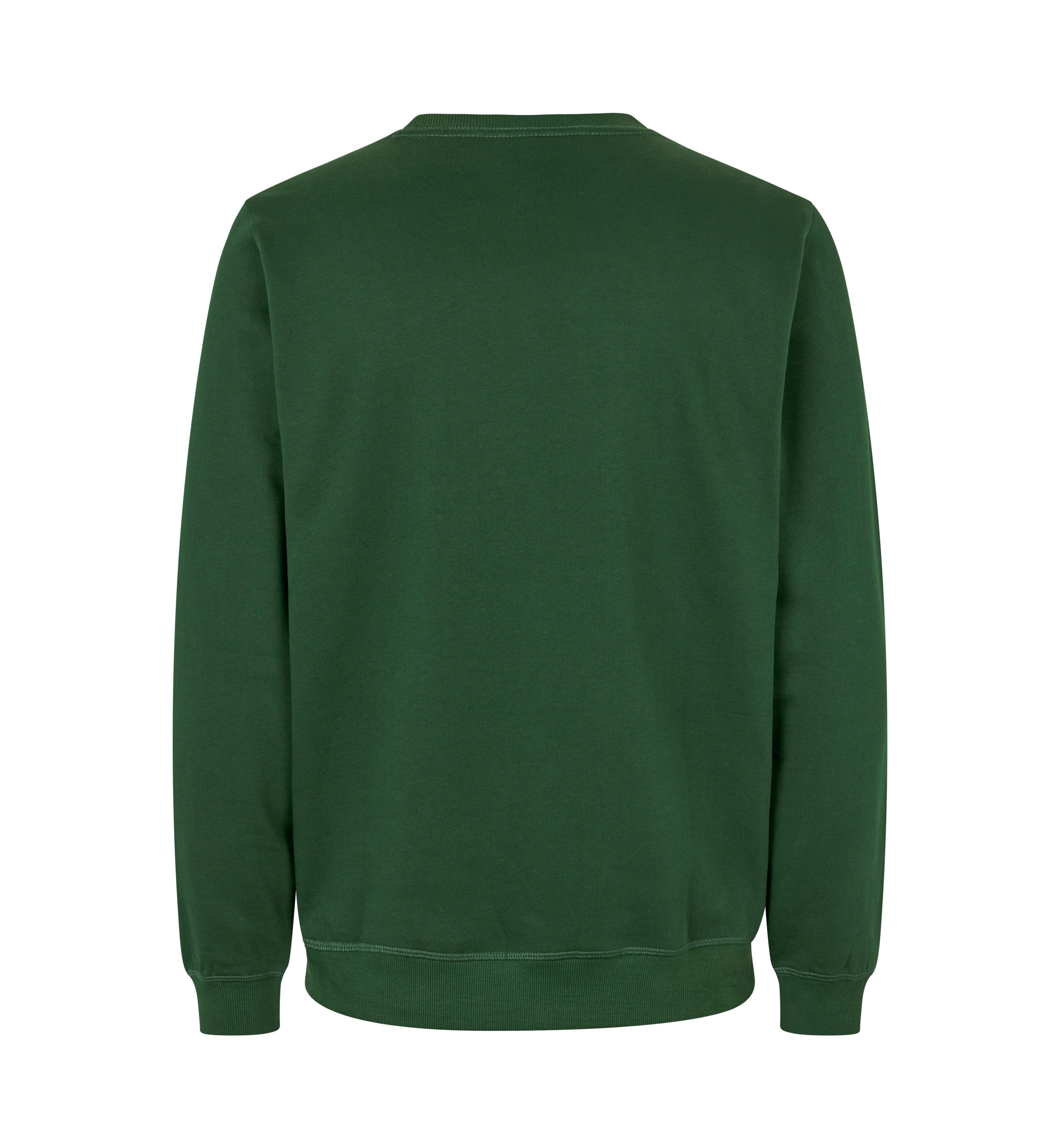 ID 0682 Sweatshirt | økologisk nærbillede med logo