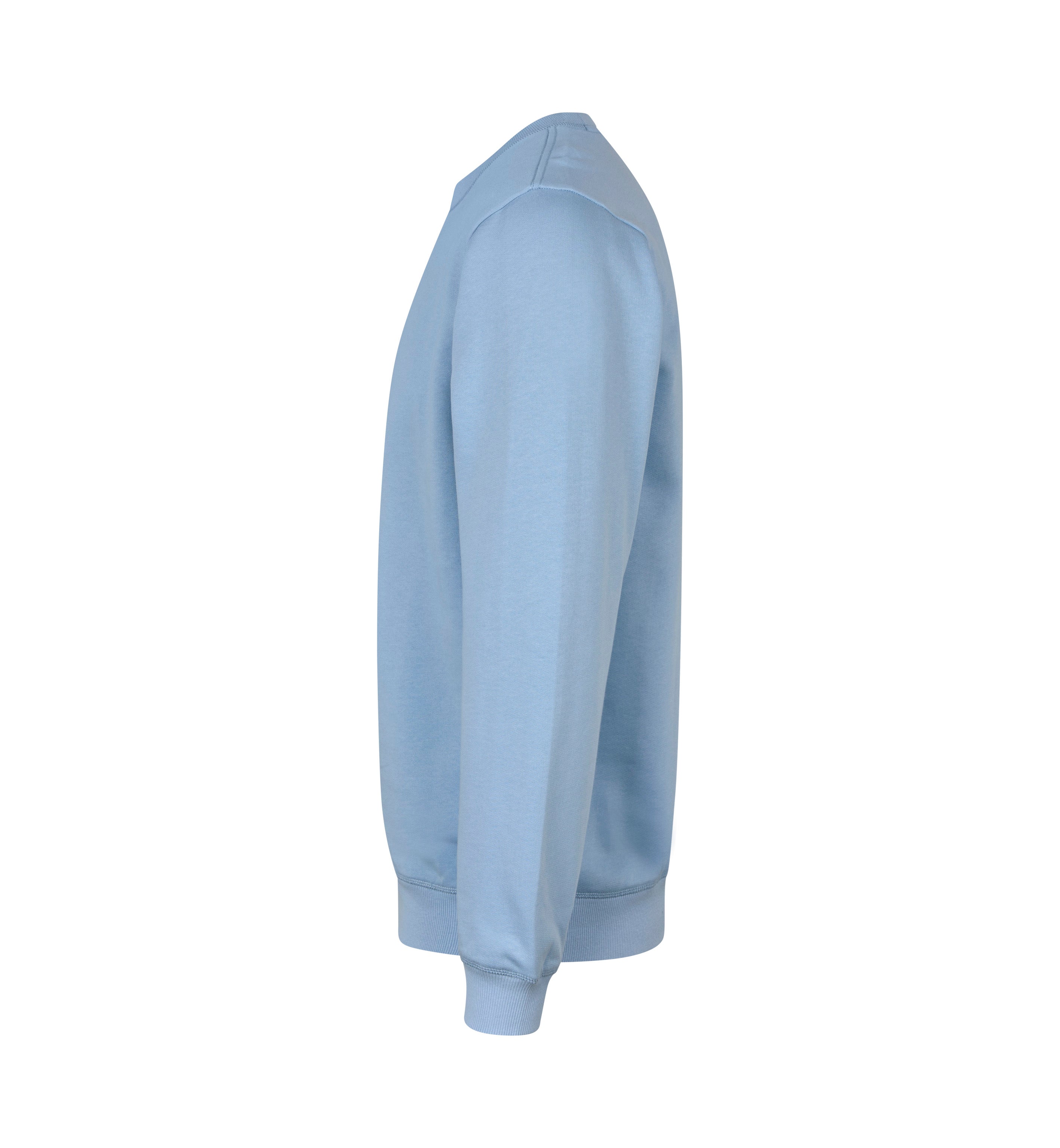 ID 0682 Sweatshirt | økologisk nærbillede med tryk