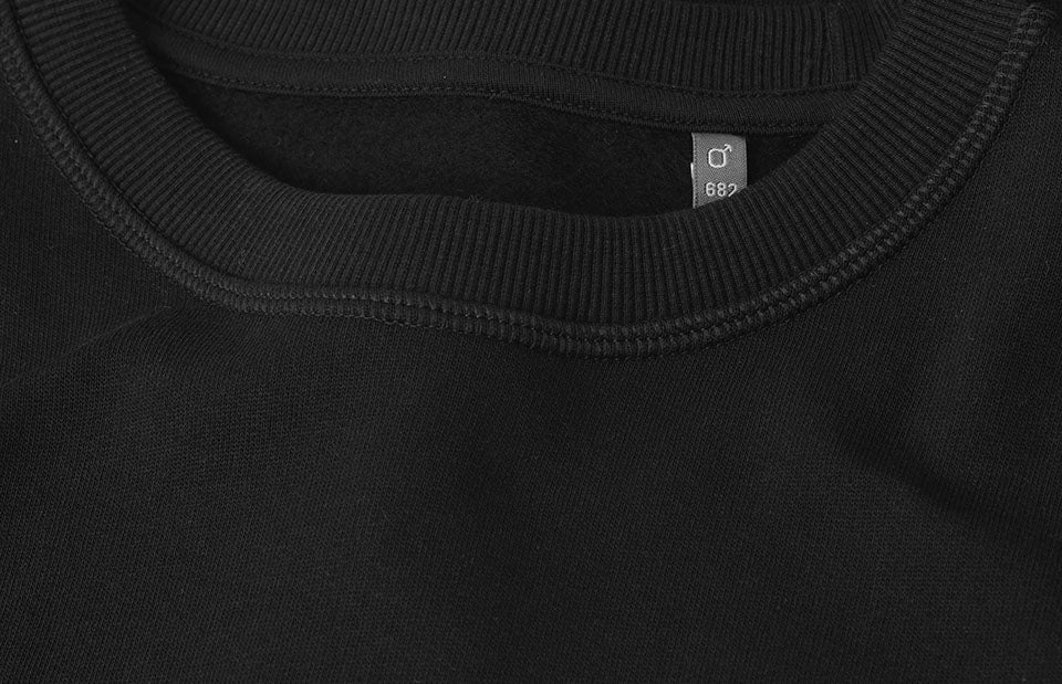 ID 0682 Sweatshirt | økologisk detalje til broderi