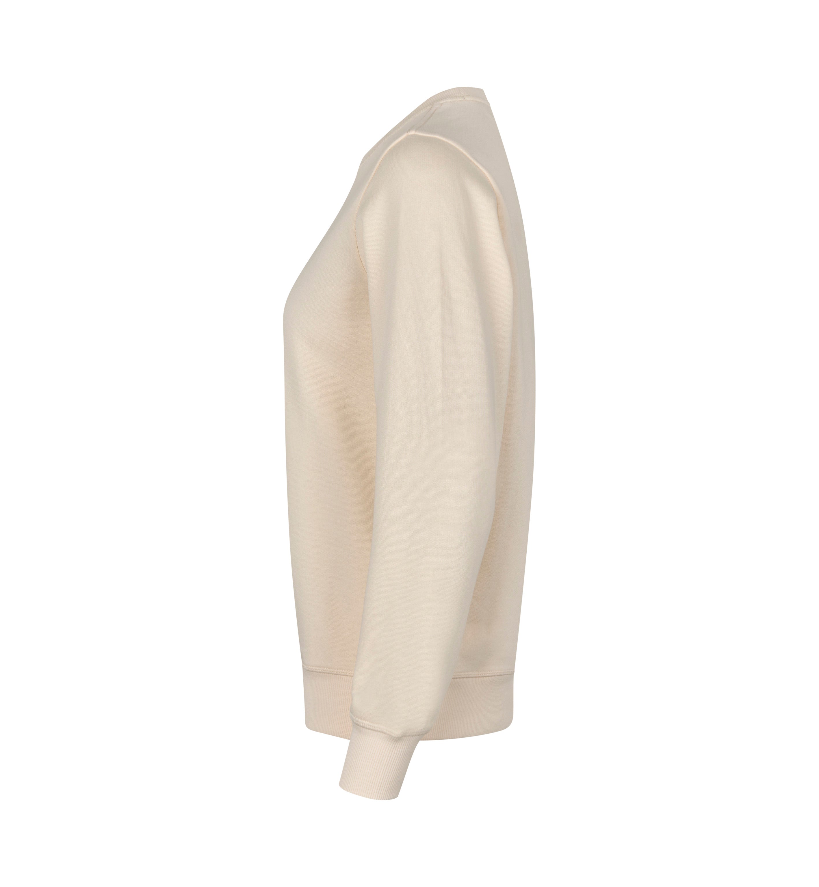 ID 0683 Sweatshirt | økologisk | dame produktbillede med tryk