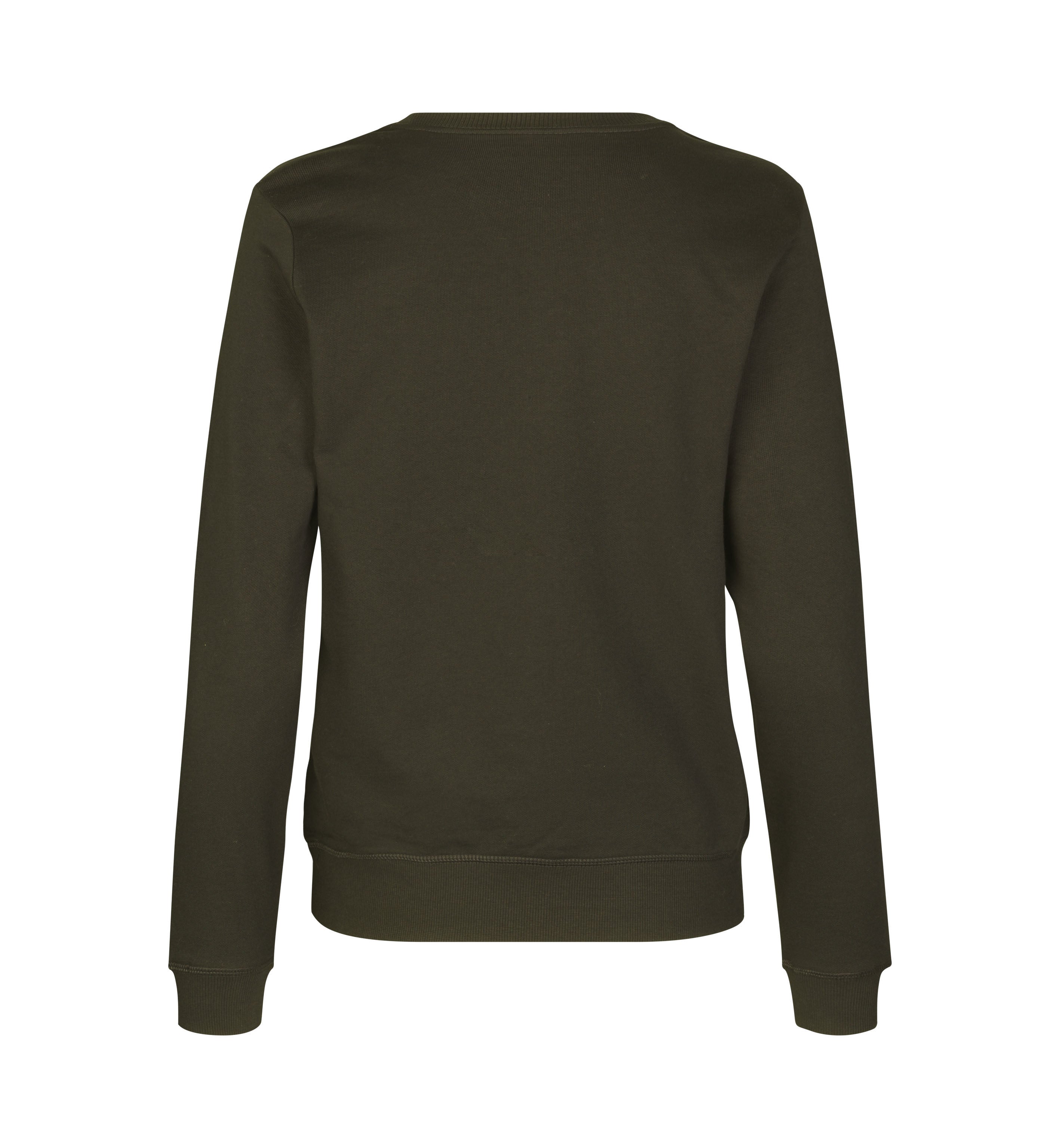 ID 0683 Sweatshirt | økologisk | dame produktbillede med logo
