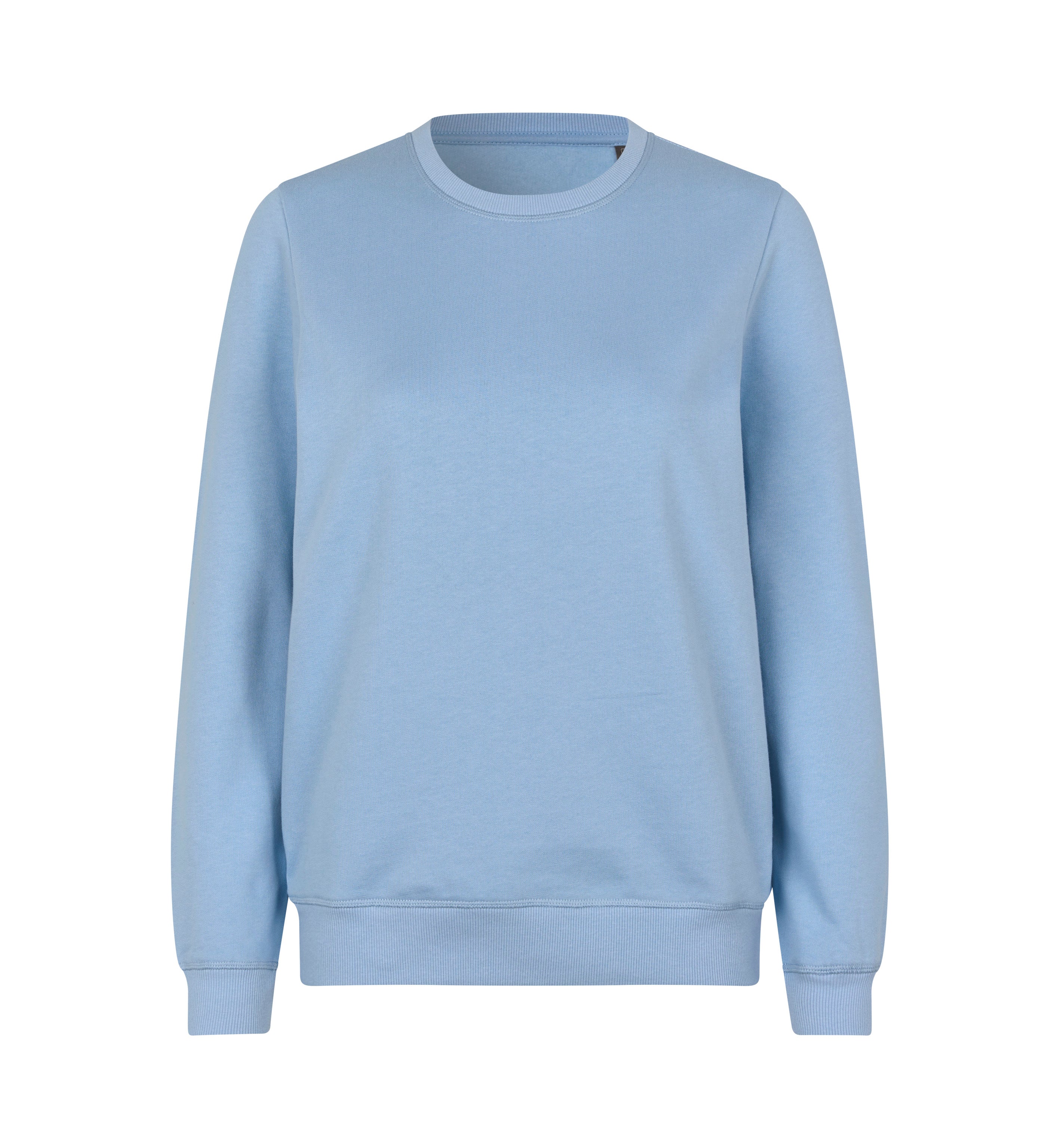 ID 0683 Sweatshirt | økologisk | dame nærbillede med tryk