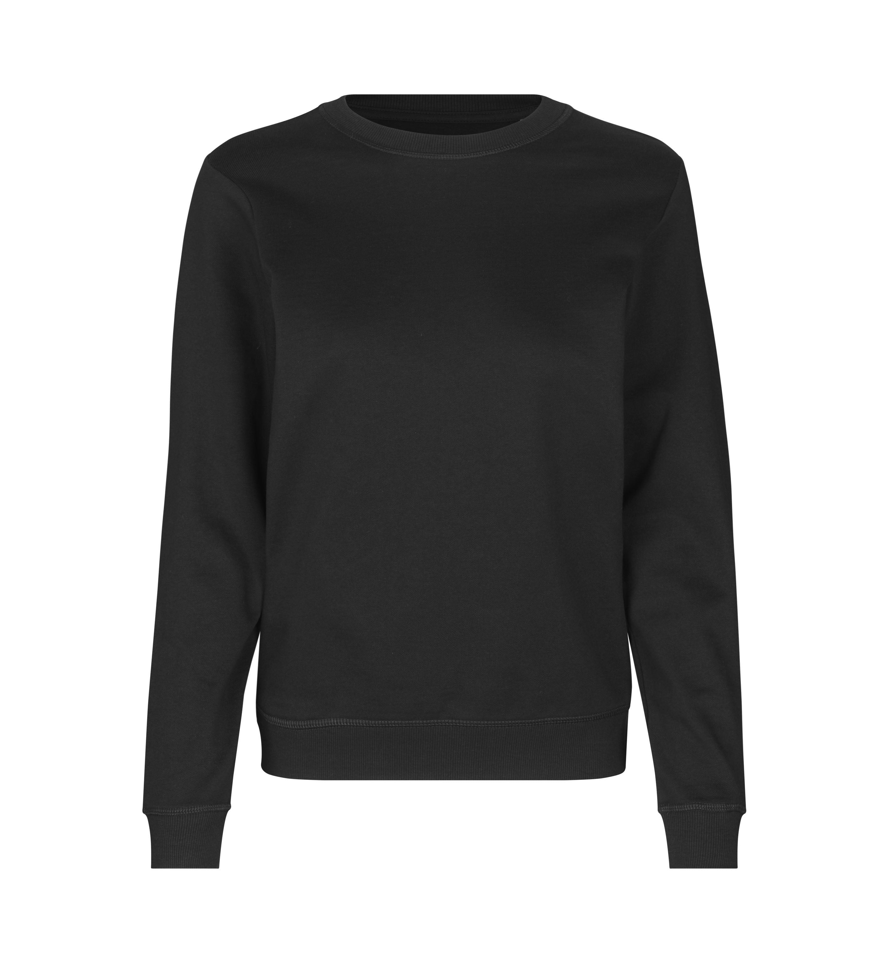 ID 0683 Sweatshirt | økologisk | dame produktfoto med tryk