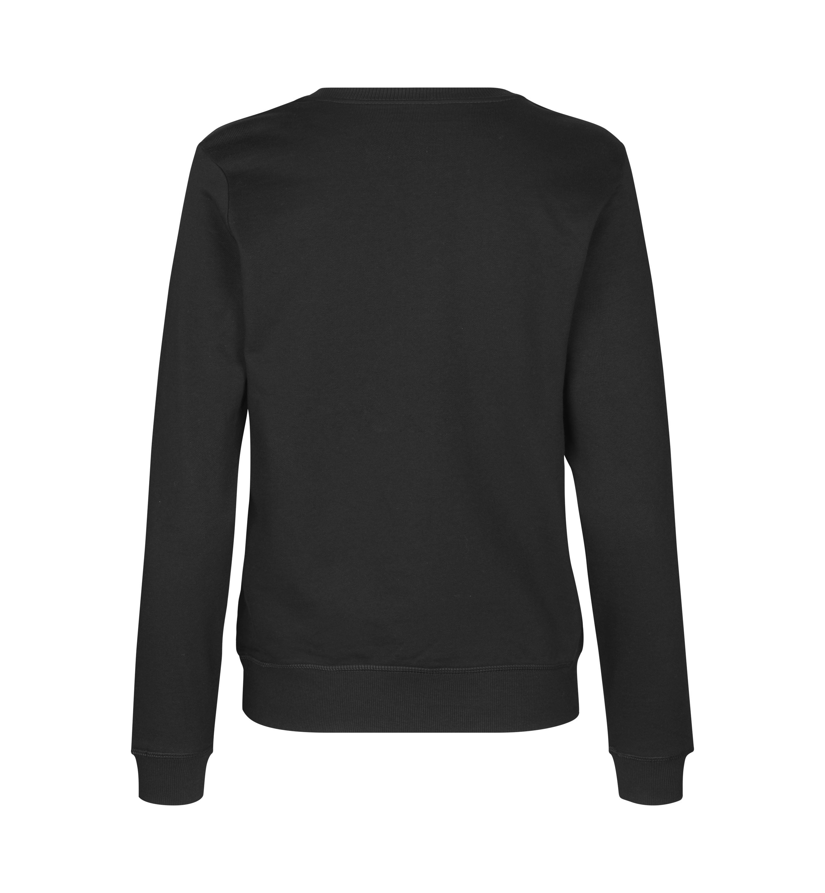 ID 0683 Sweatshirt | økologisk | dame detalje til broderi