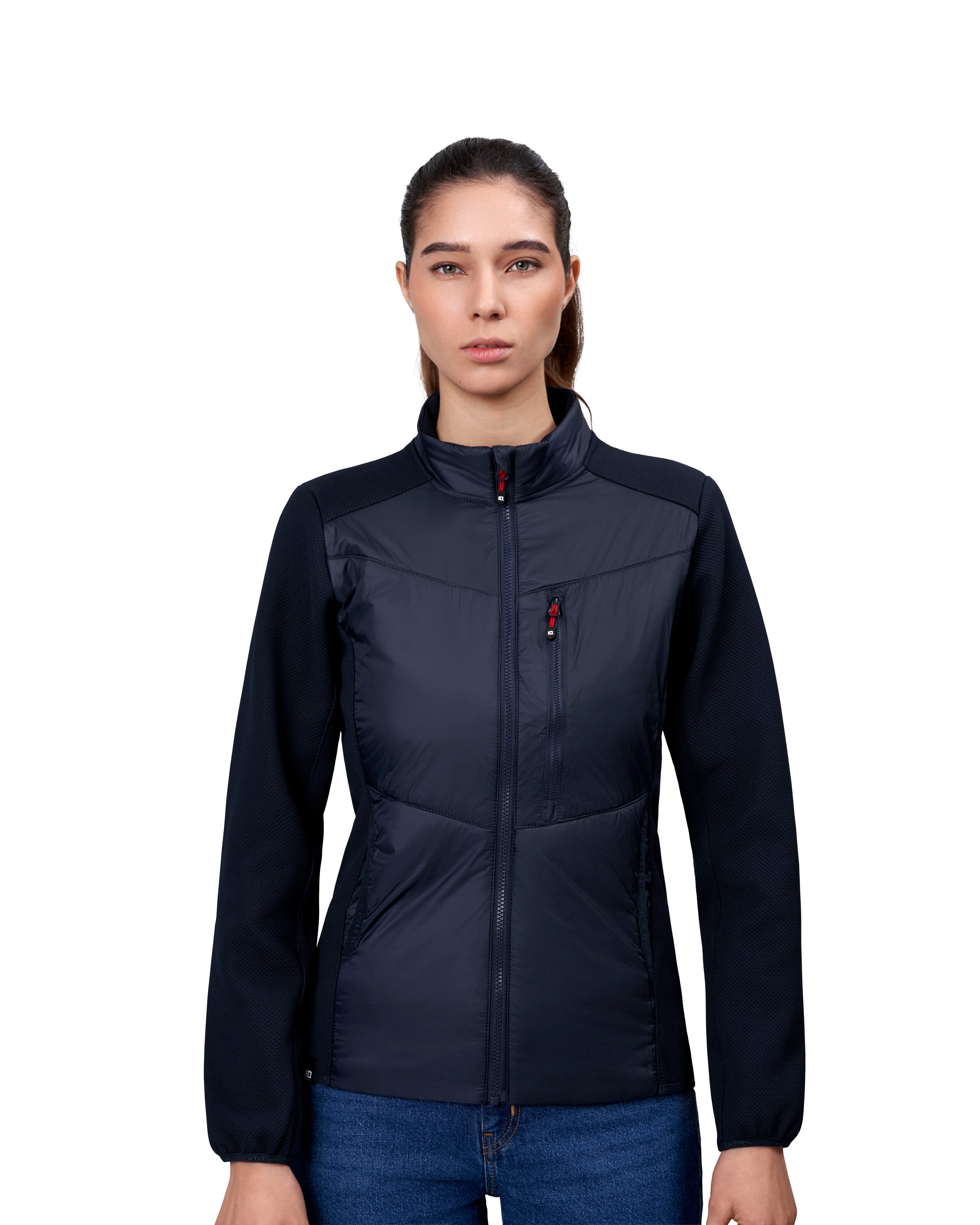 ID 0721 Hybrid jakke | dame materiale med firmalogo