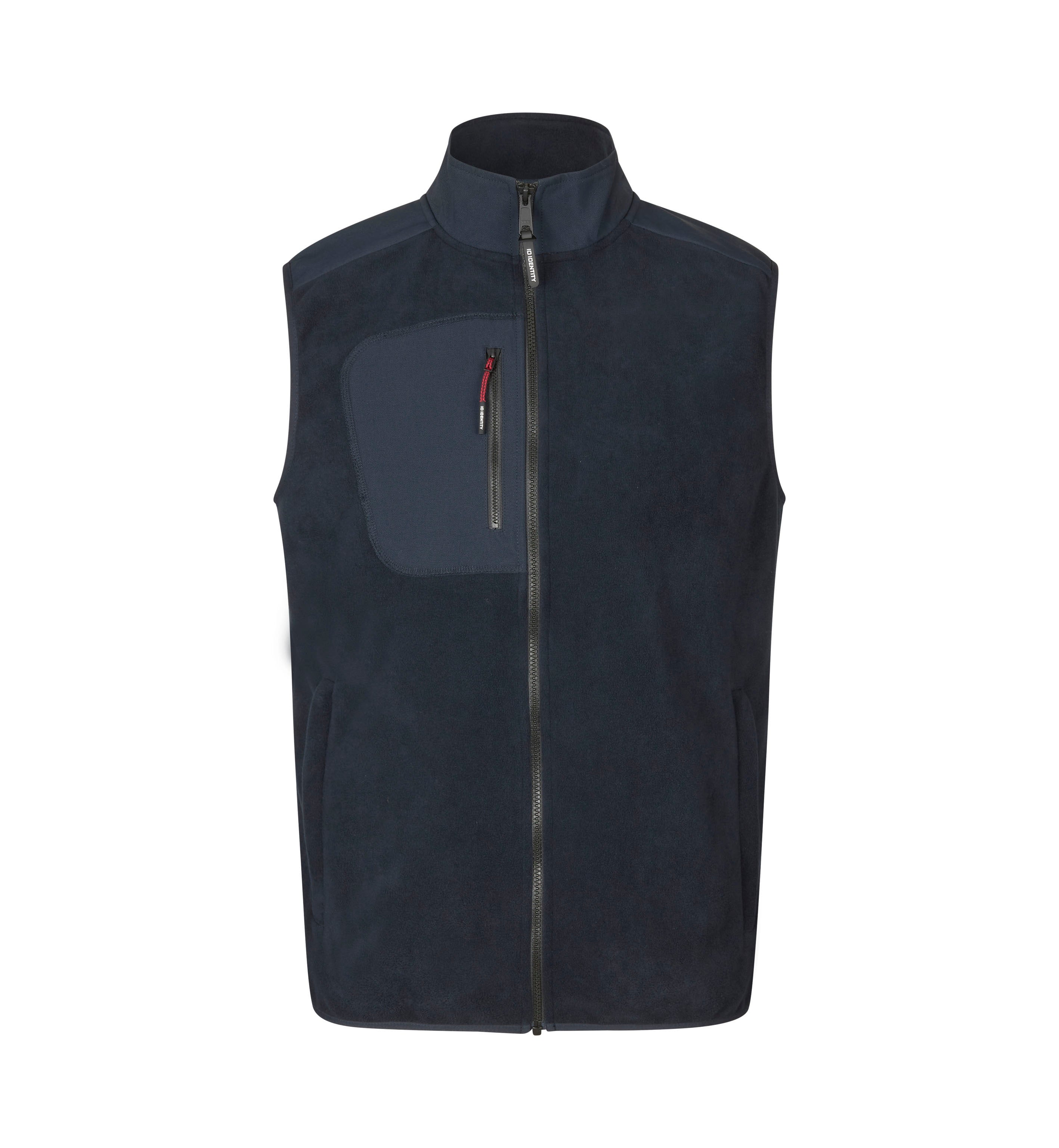 ID 0746 Bonded fleecevest materiale med firmalogo