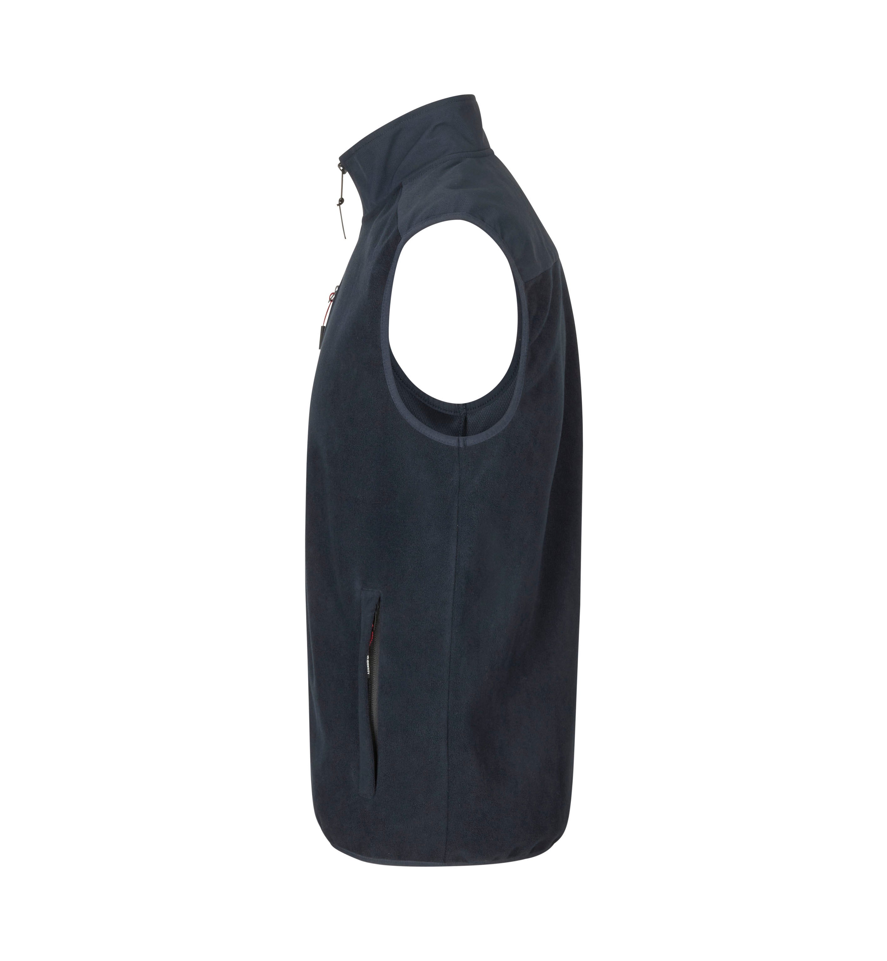 ID 0746 Bonded fleecevest produktbillede med tryk