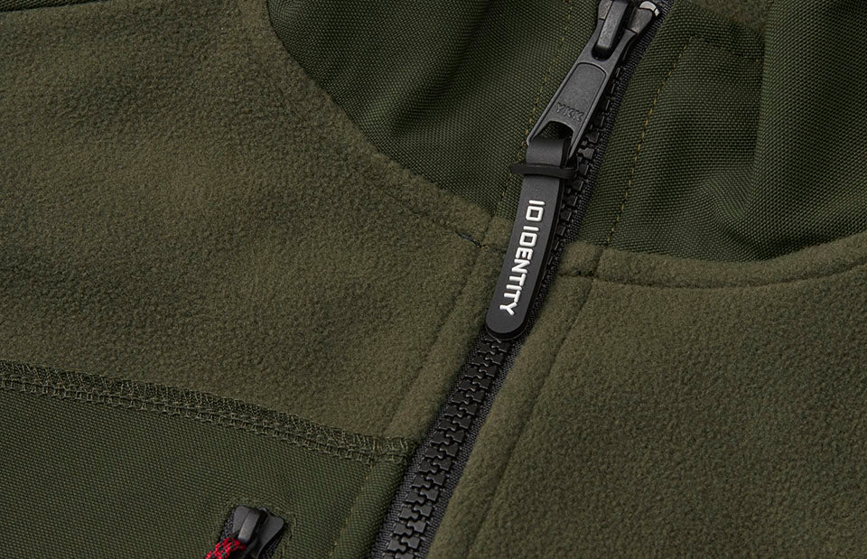 ID 0747 Bonded fleecevest | dame detalje til broderi