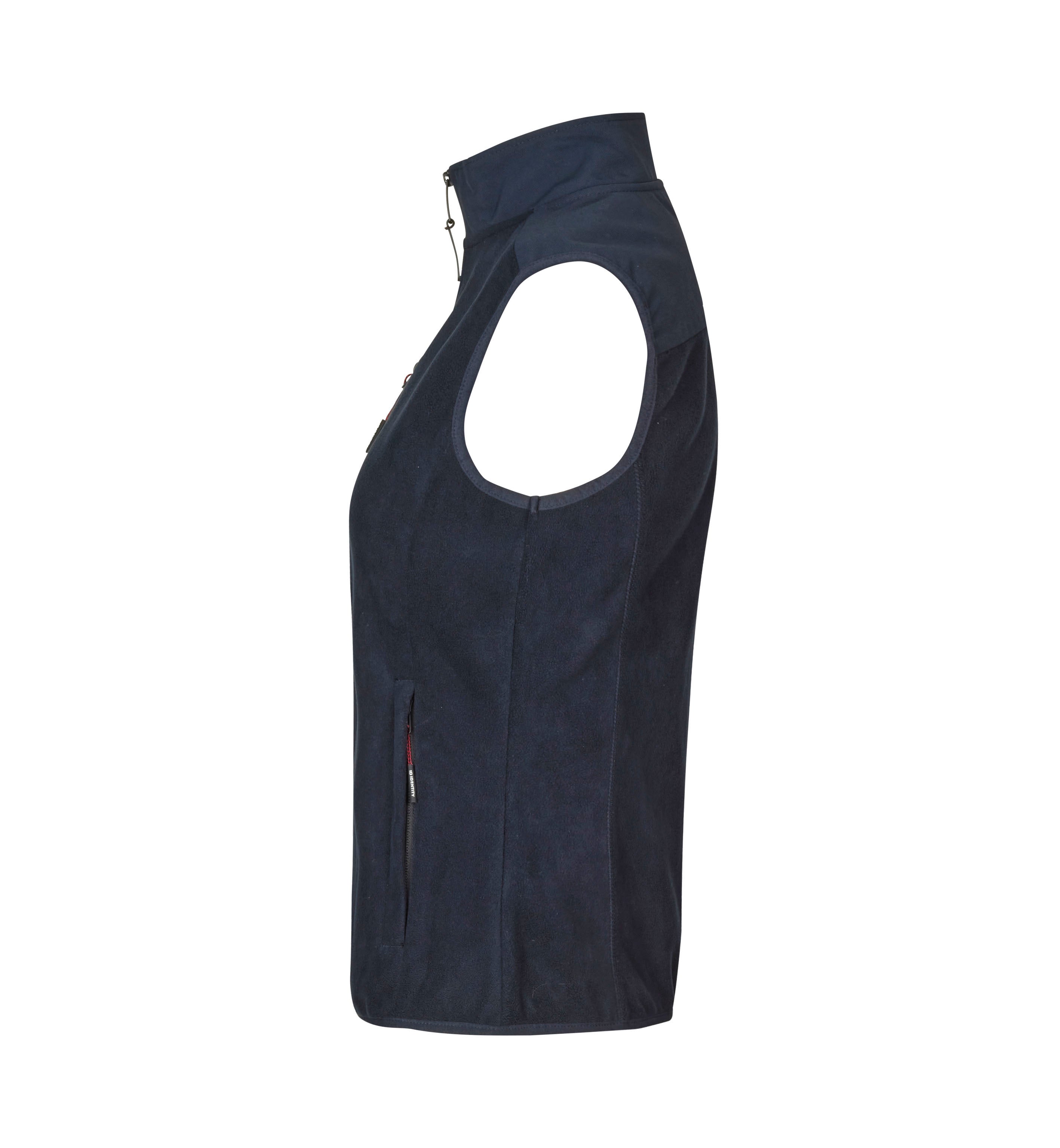 ID 0747 Bonded fleecevest | dame detalje med firmalogo