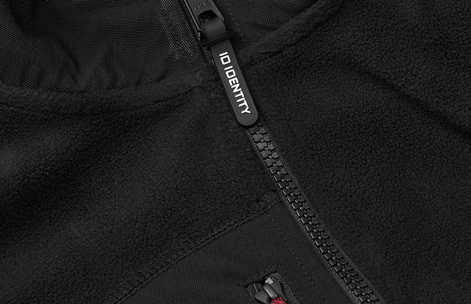 ID 0747 Bonded fleecevest | dame detalje med logo