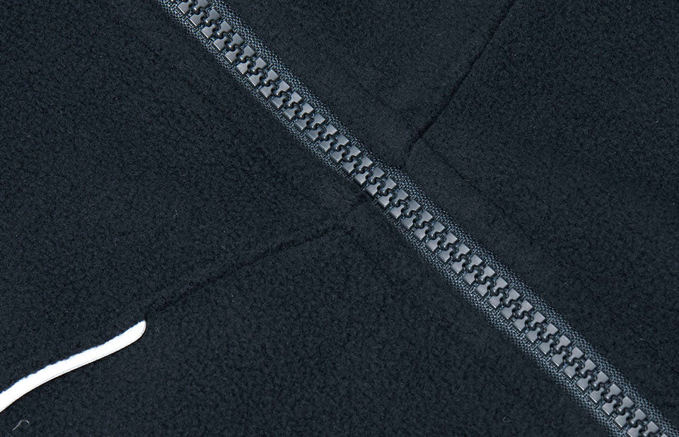 ID 0792 Zip-n-Mix mikrofleece | refleks detalje til broderi