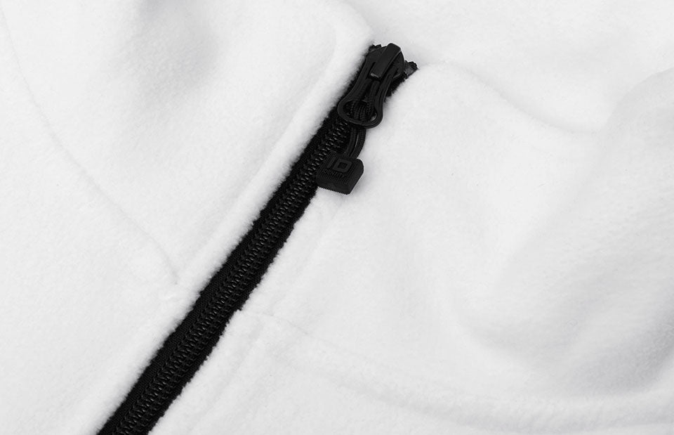 ID 0803 Cardigan | mikrofleece detalje til broderi