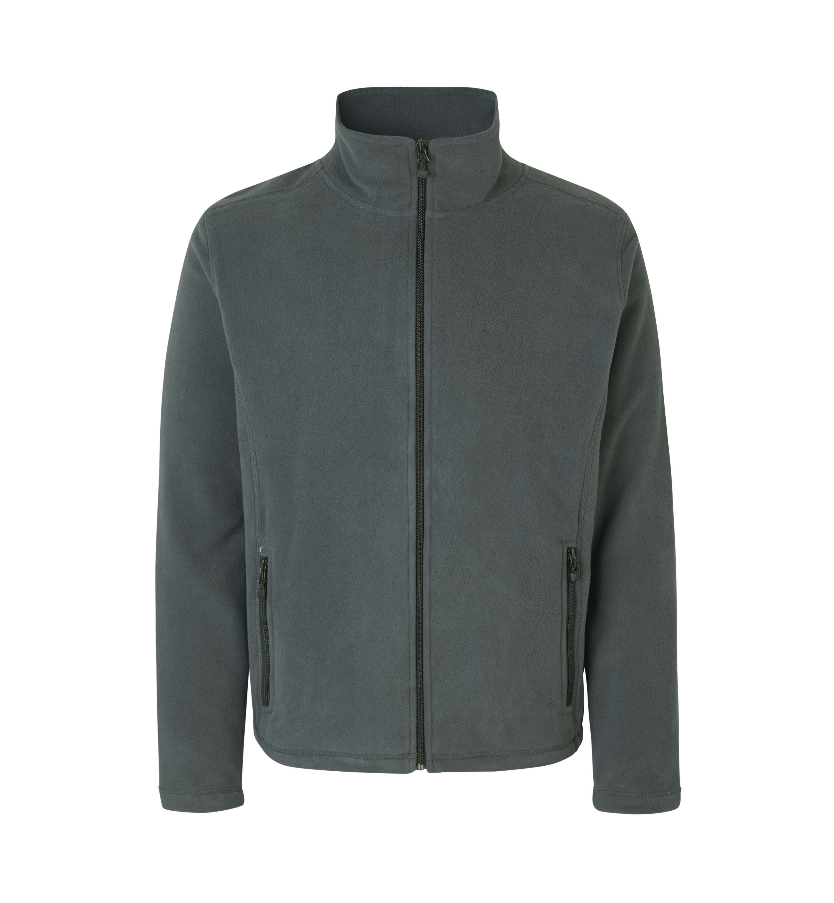 ID 0803 Cardigan | mikrofleece produktbillede med tryk