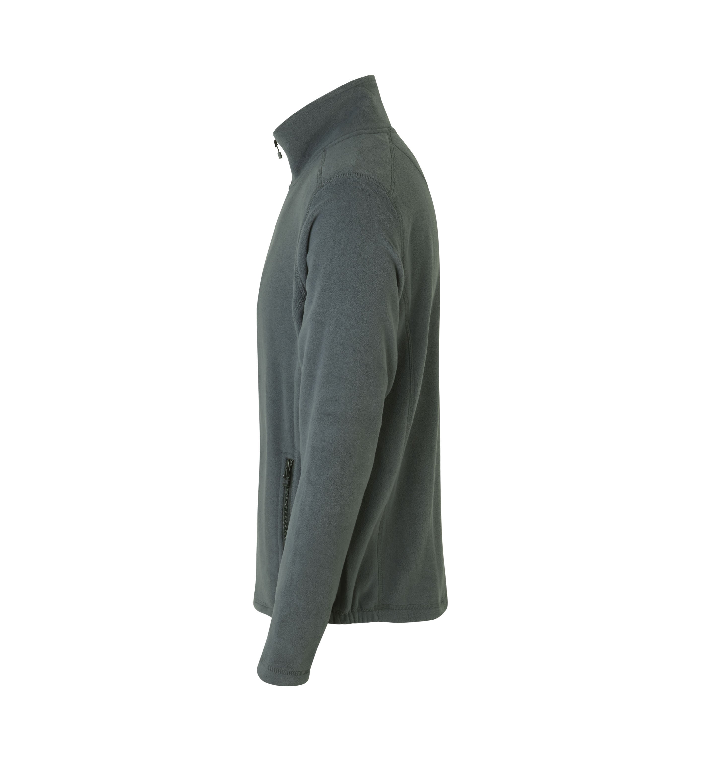 ID 0803 Cardigan | mikrofleece detalje med firmalogo