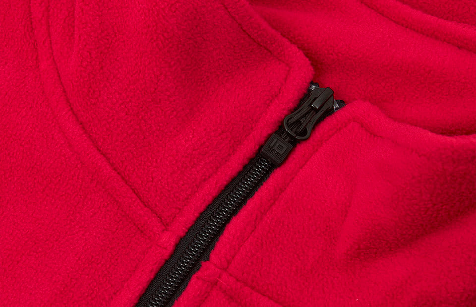 ID 0803 Cardigan | mikrofleece detalje med logo