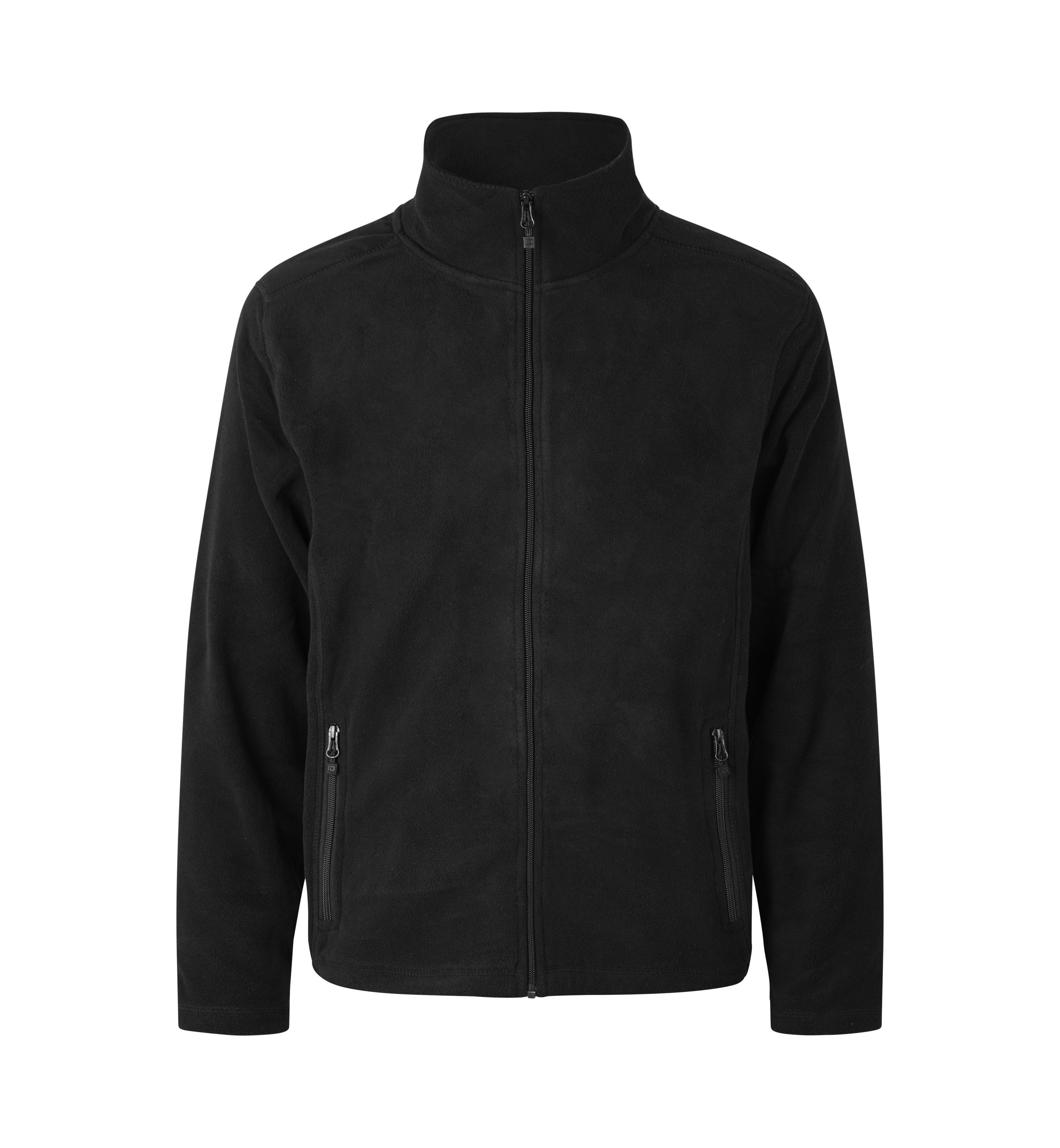 ID 0803 Cardigan | mikrofleece produktbillede med tryk
