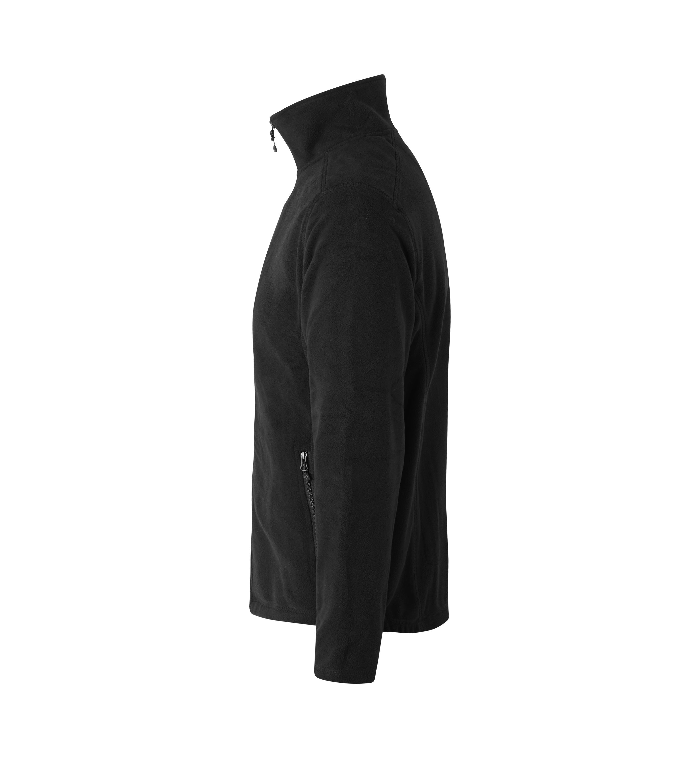 ID 0803 Cardigan | mikrofleece detalje med firmalogo