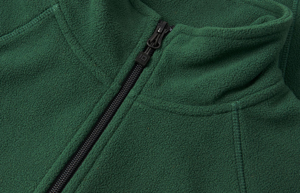 ID 0805 Cardigan | mikrofleece | dame nærbillede til broderi