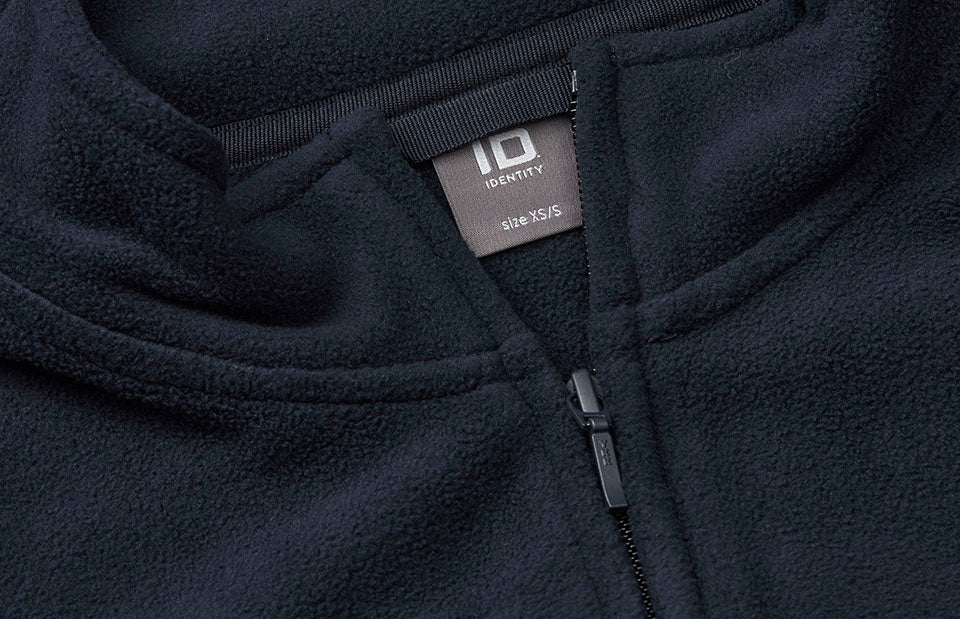 ID 0808 Fleece tunika | unisex detalje til broderi