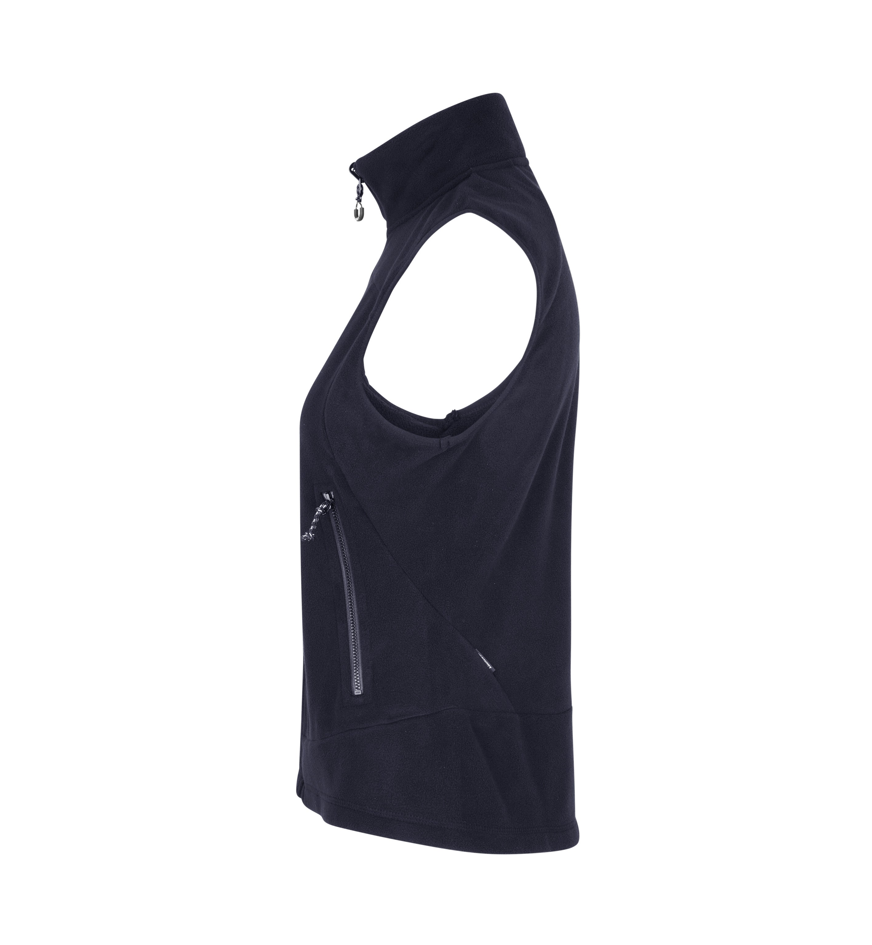 ID 0812 Active vest | mikrofleece | dame produktfoto med tryk