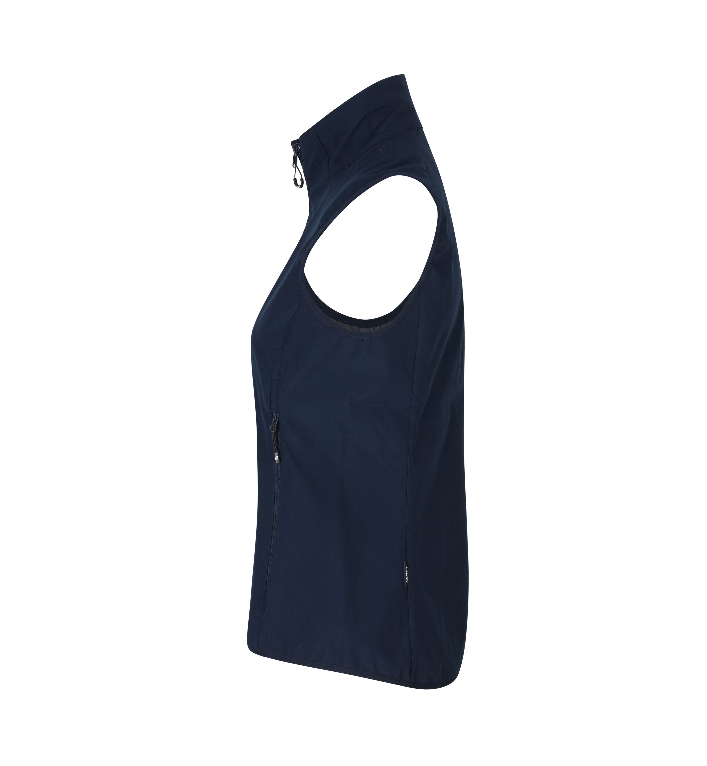 ID 0825 Softshell vest | funktionel | dame produktfoto med tryk