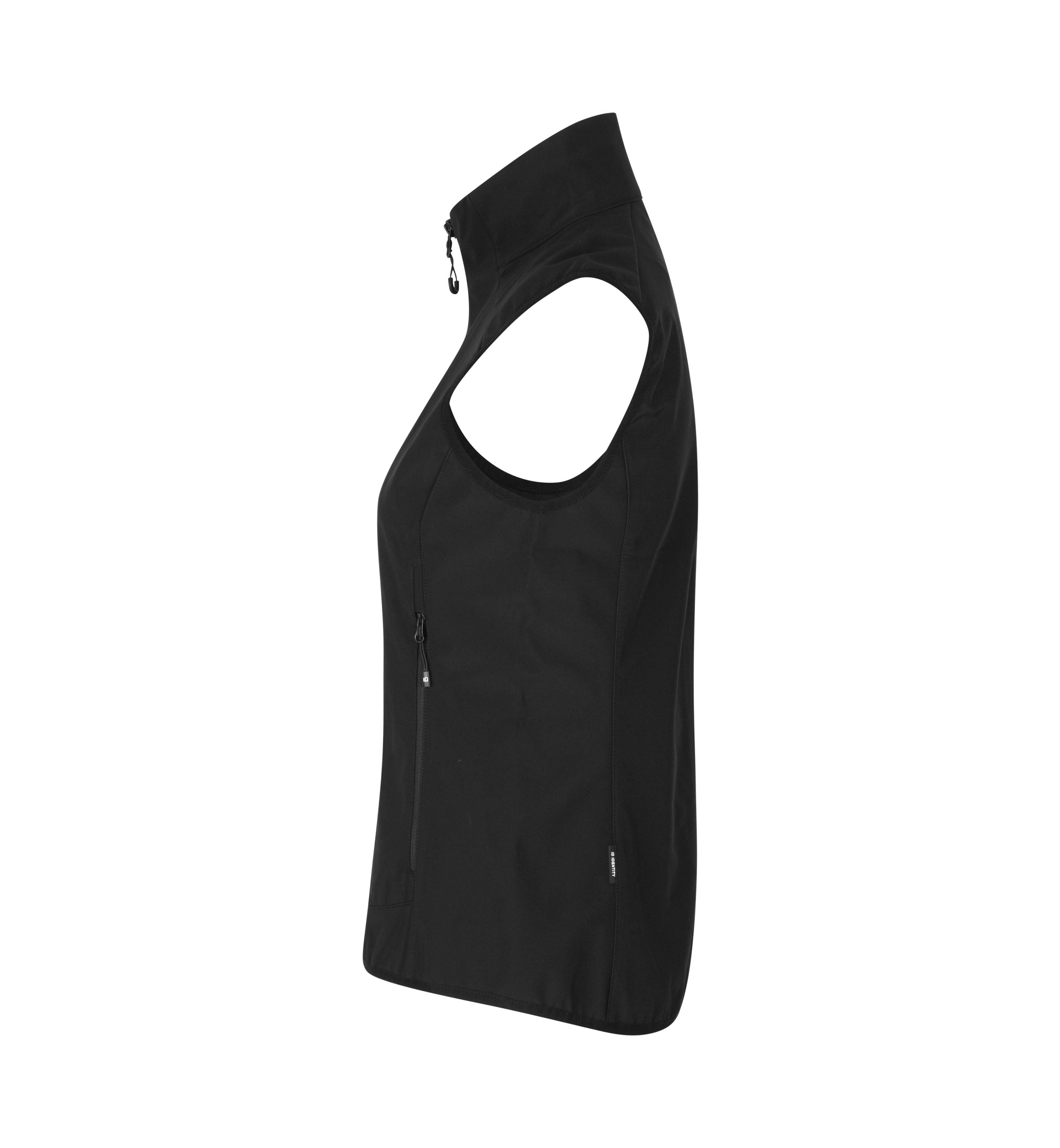ID 0825 Softshell vest | funktionel | dame produktbillede med tryk