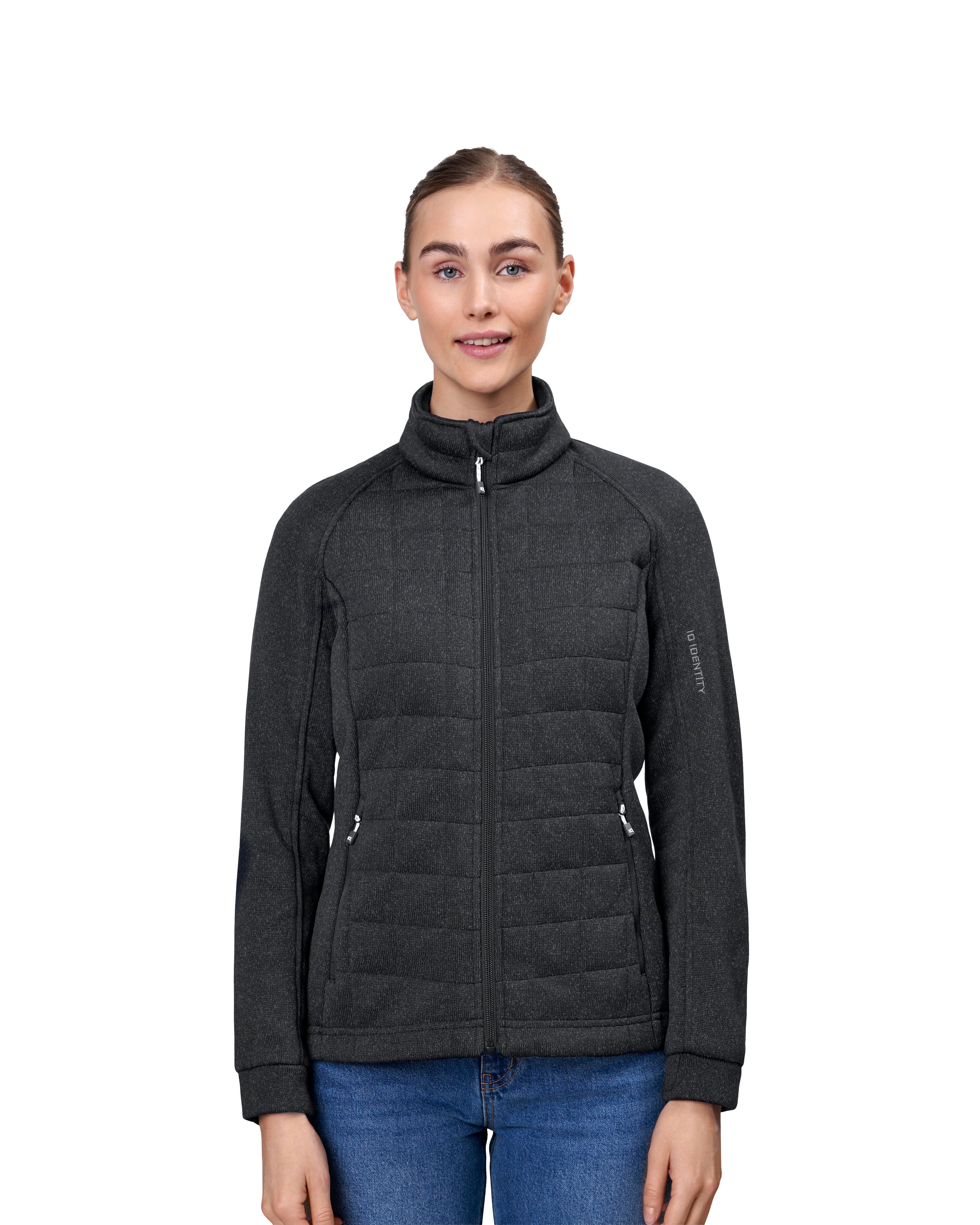 ID 0827 Fleecejakke | quiltet | dame materiale med firmalogo