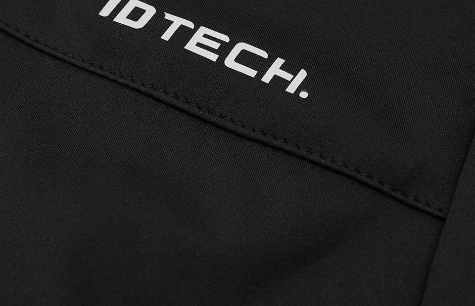 ID 0836 Softshell jakke | letvægt nærbillede med logo