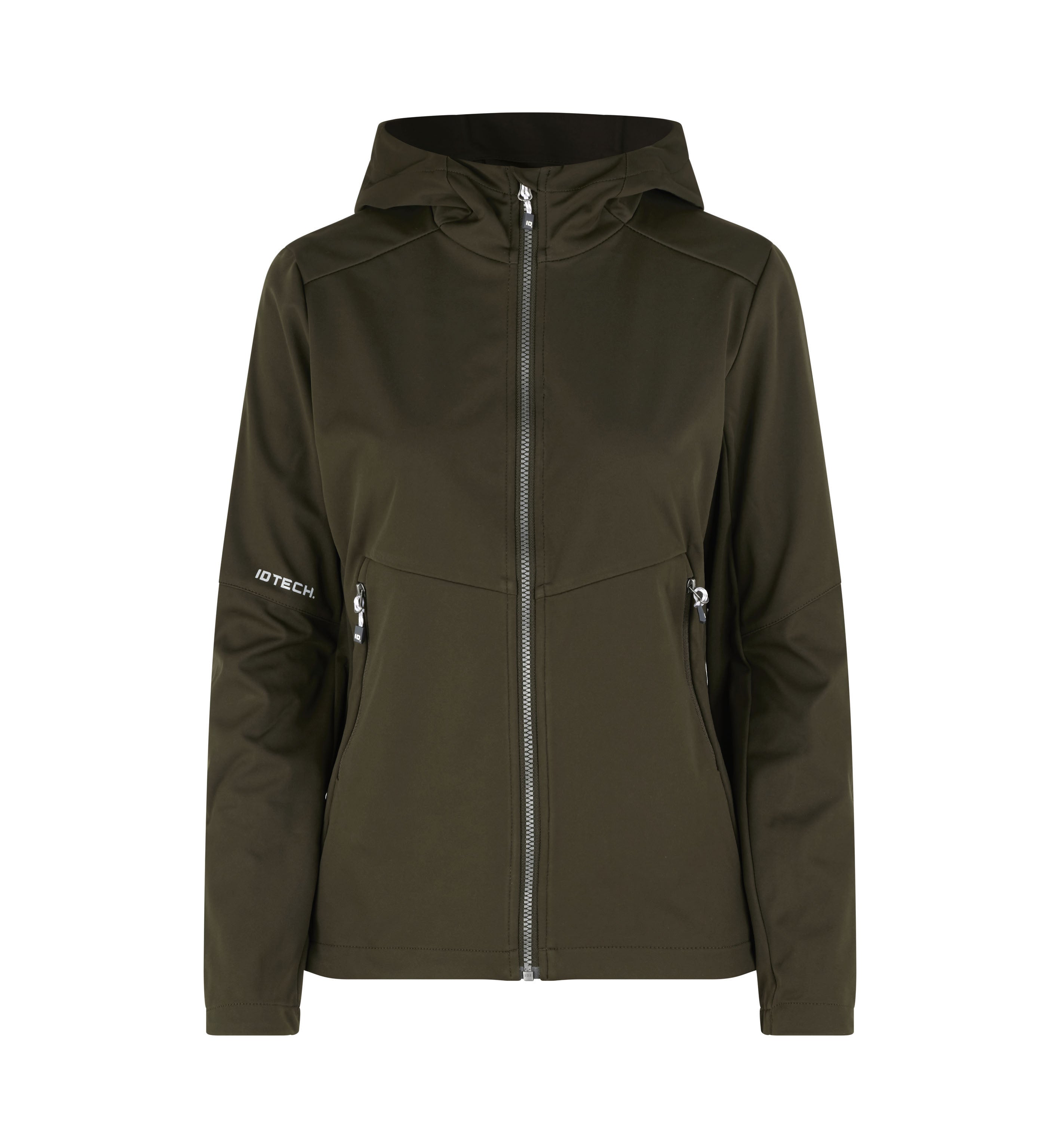 ID 0837 Softshell jakke | letvægt | dame materiale med firmalogo