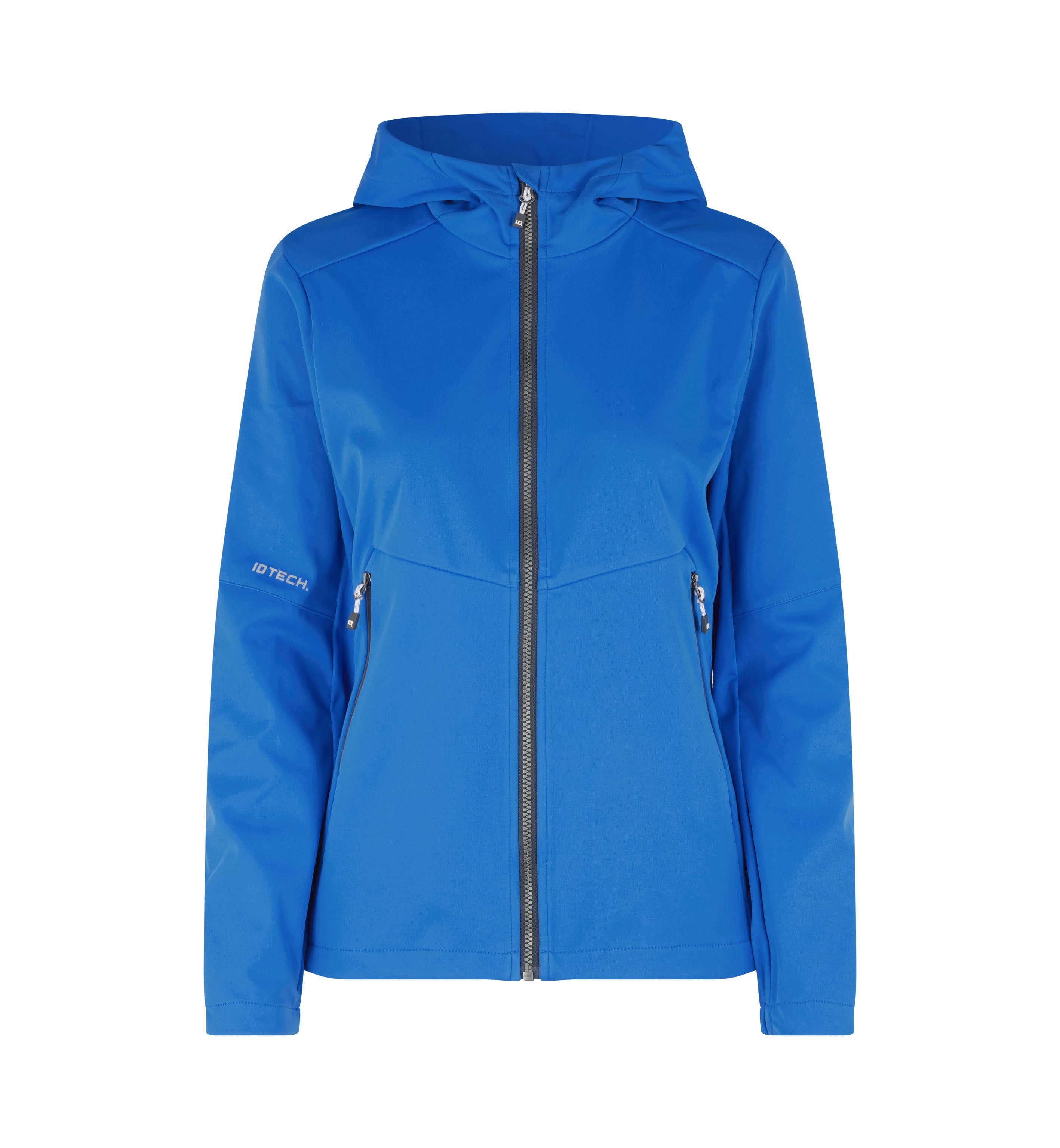 ID 0837 Softshell jakke | letvægt | dame detalje med firmalogo